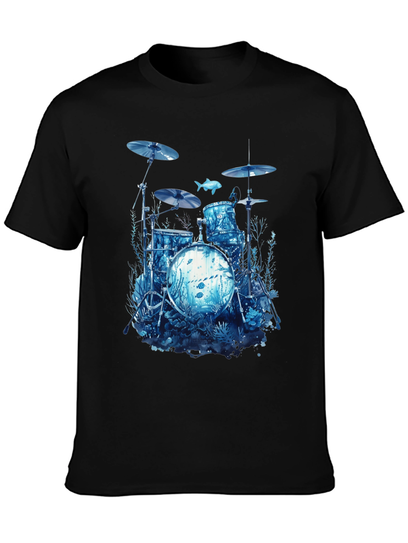 Ocean Drum Set Graphic T-Shirt