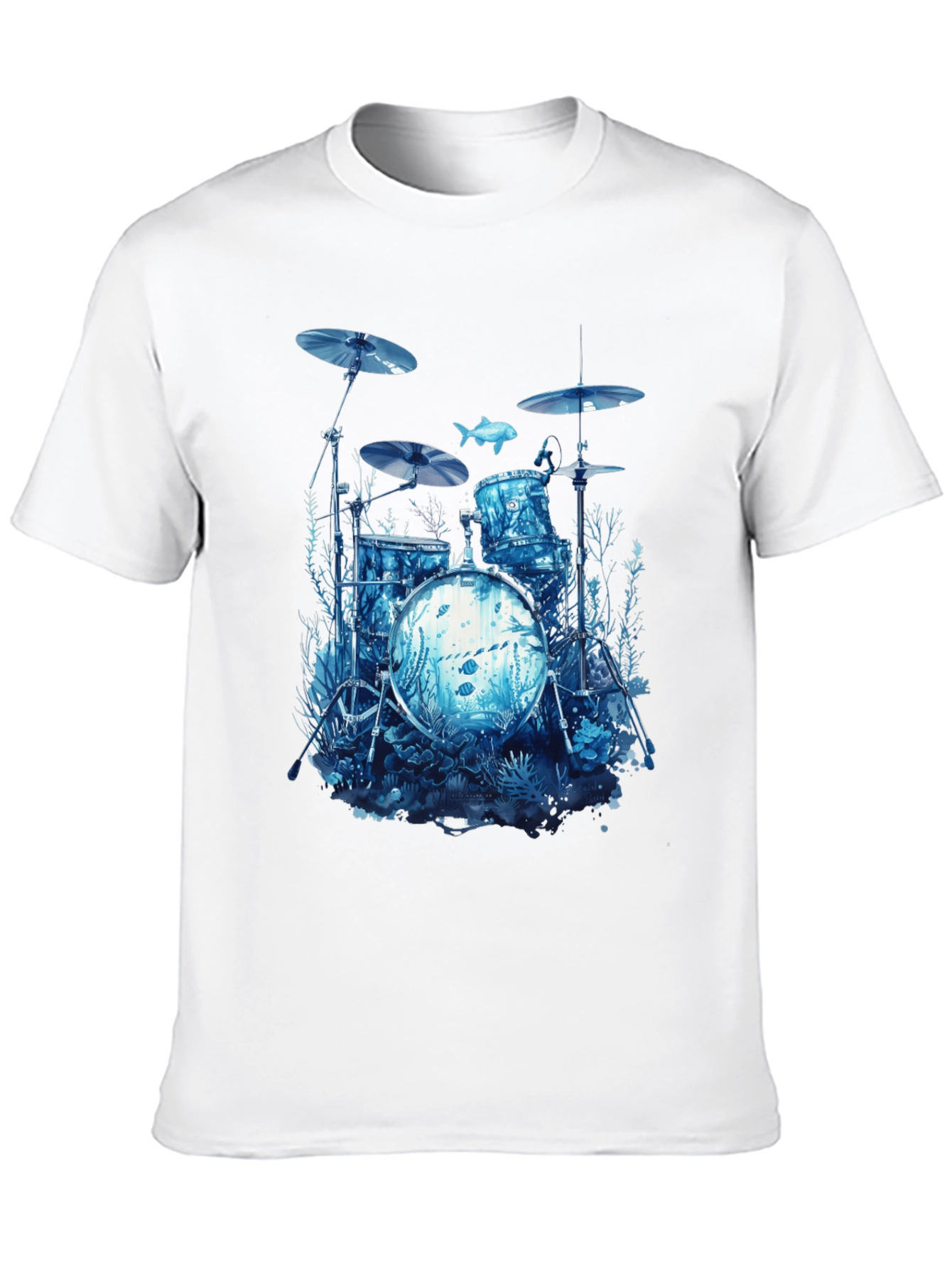 Ocean Drum Set Graphic T-Shirt