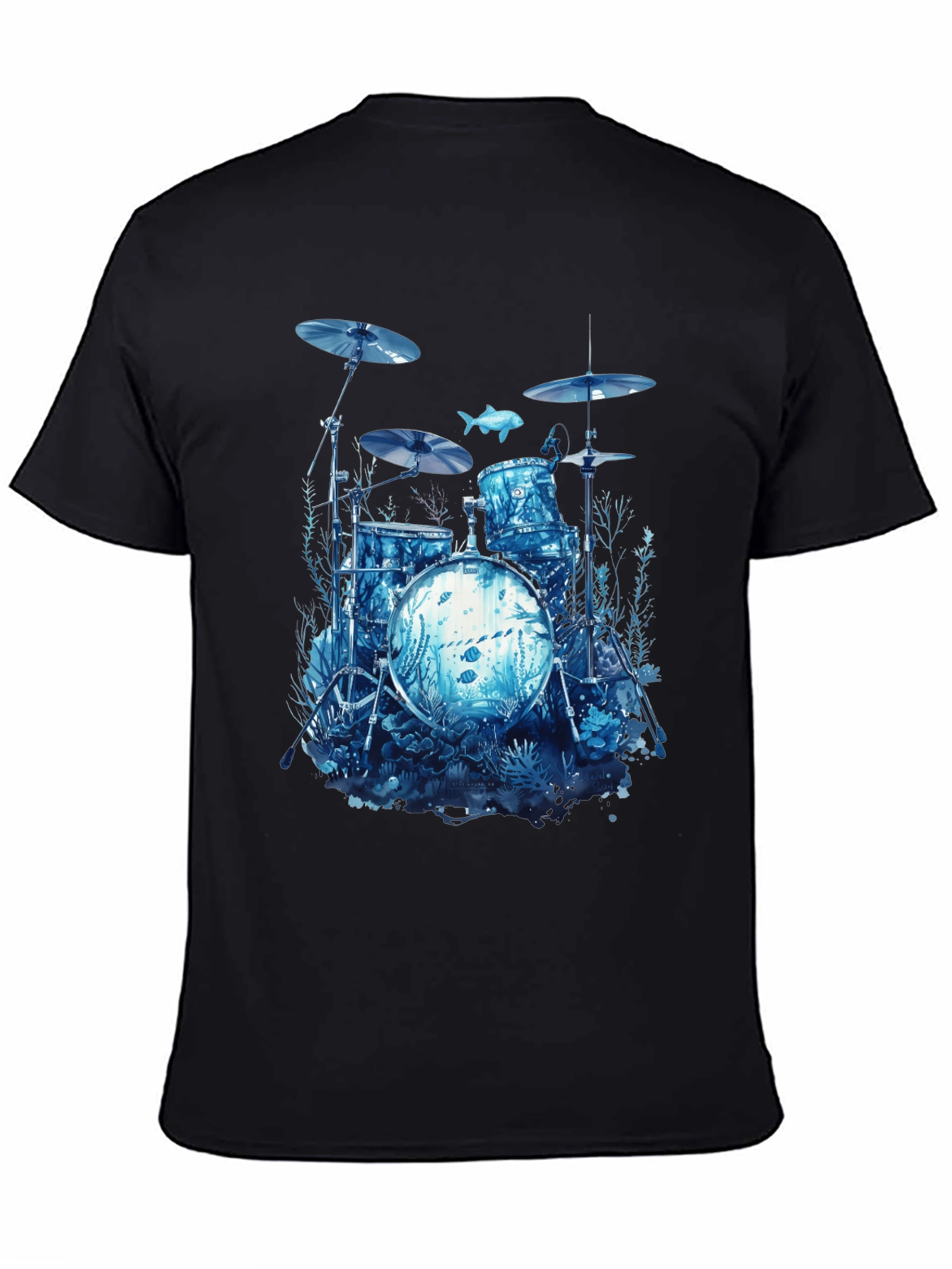 Ocean Drum Set Graphic T-Shirt