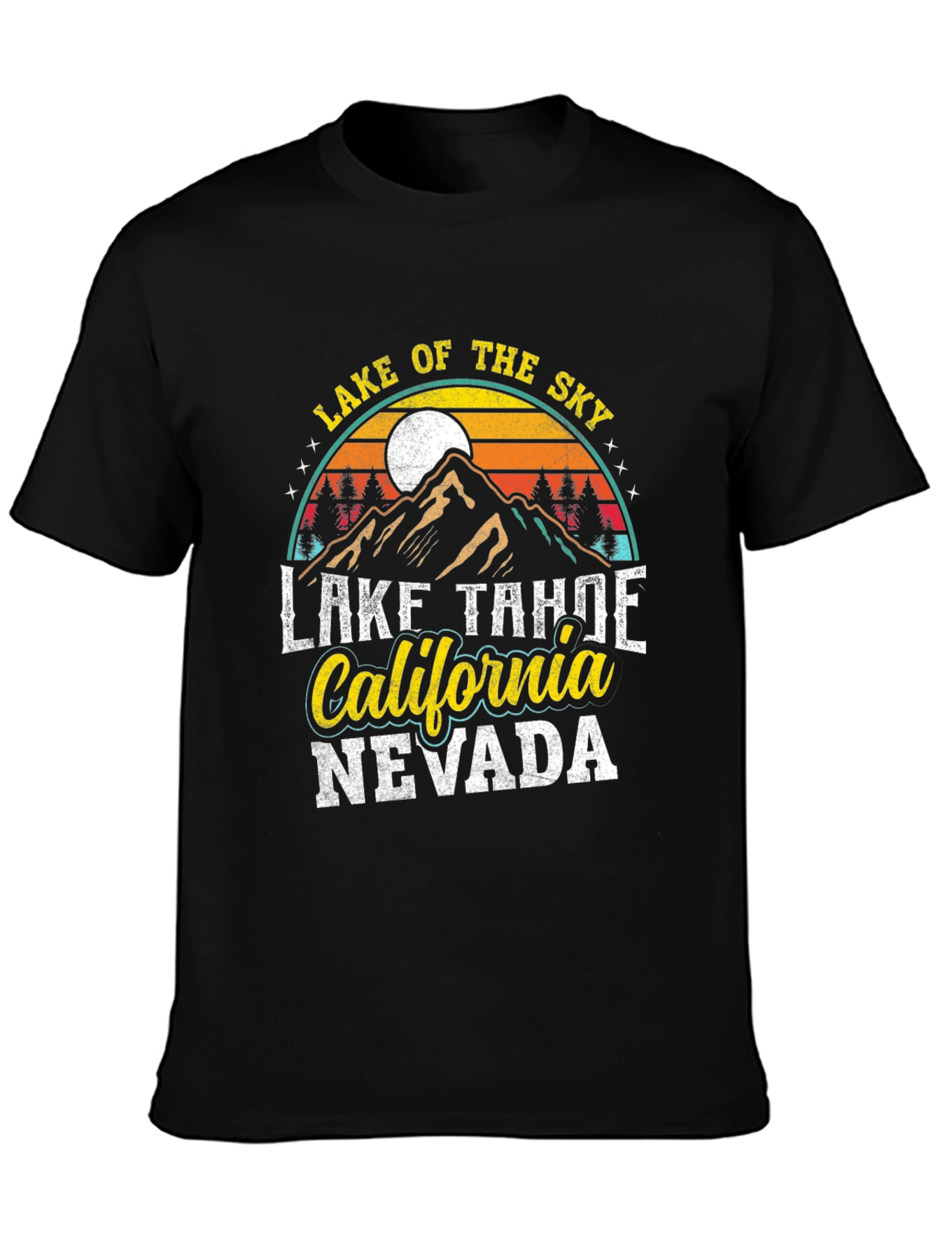 Lake Tahoe T-Shirt - California Nevada Graphic Tee