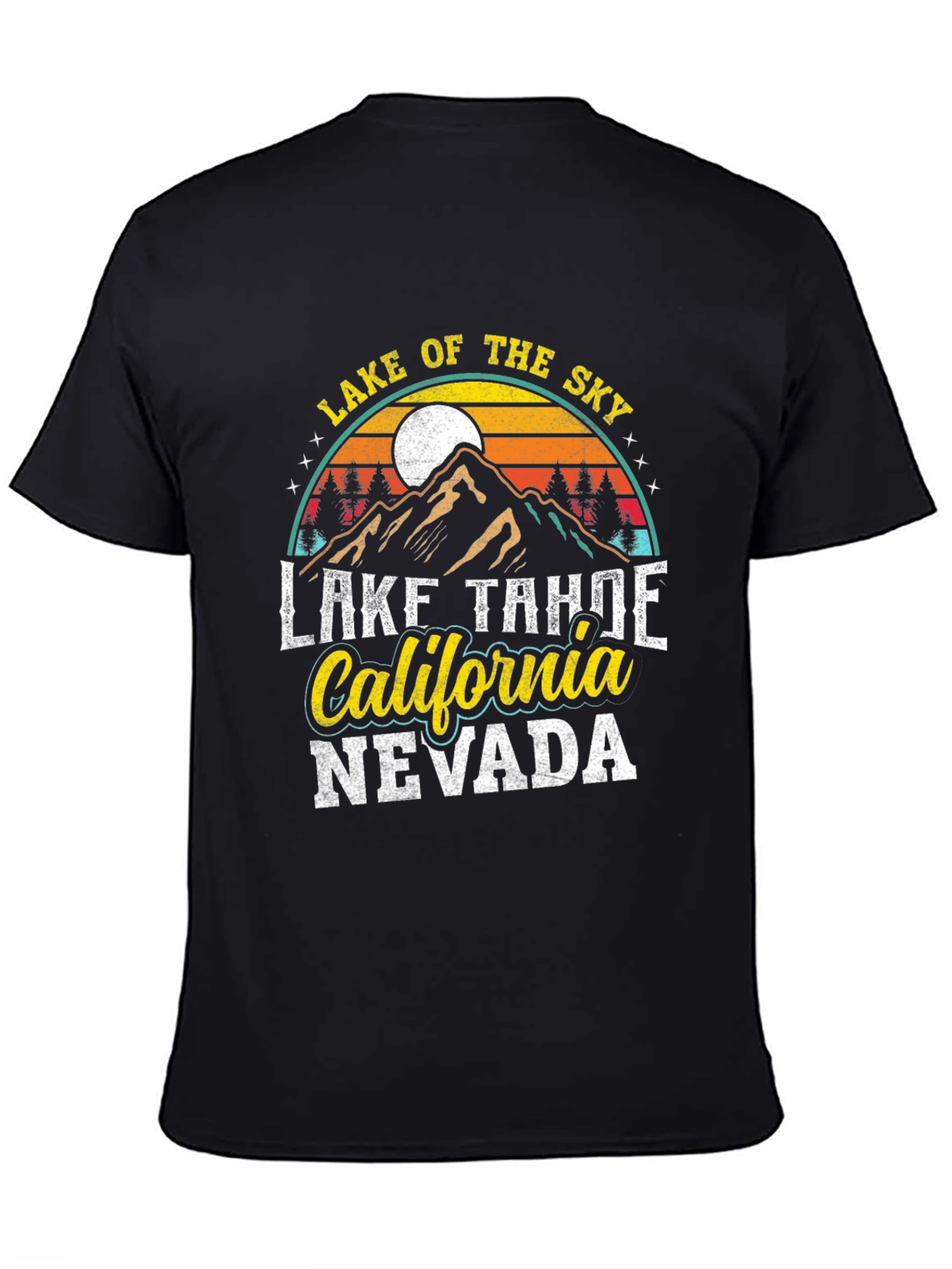 Lake Tahoe T-Shirt - California Nevada Graphic Tee