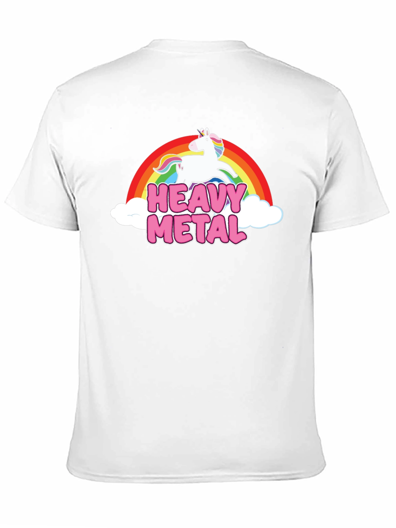 Heavy Metal Unicorn Rainbow T-Shirt