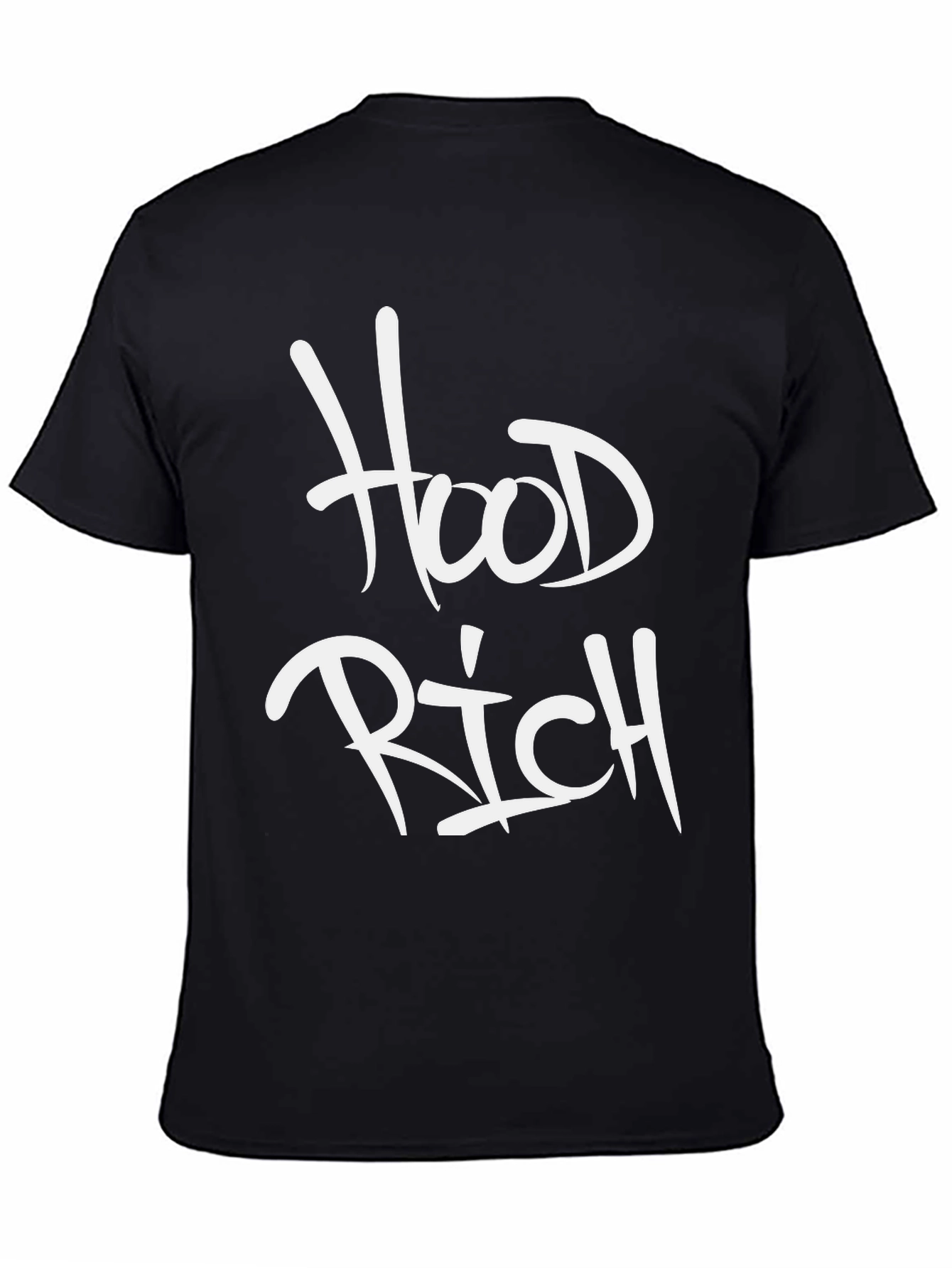 Hood Rich Graphic Tee - Casual Style