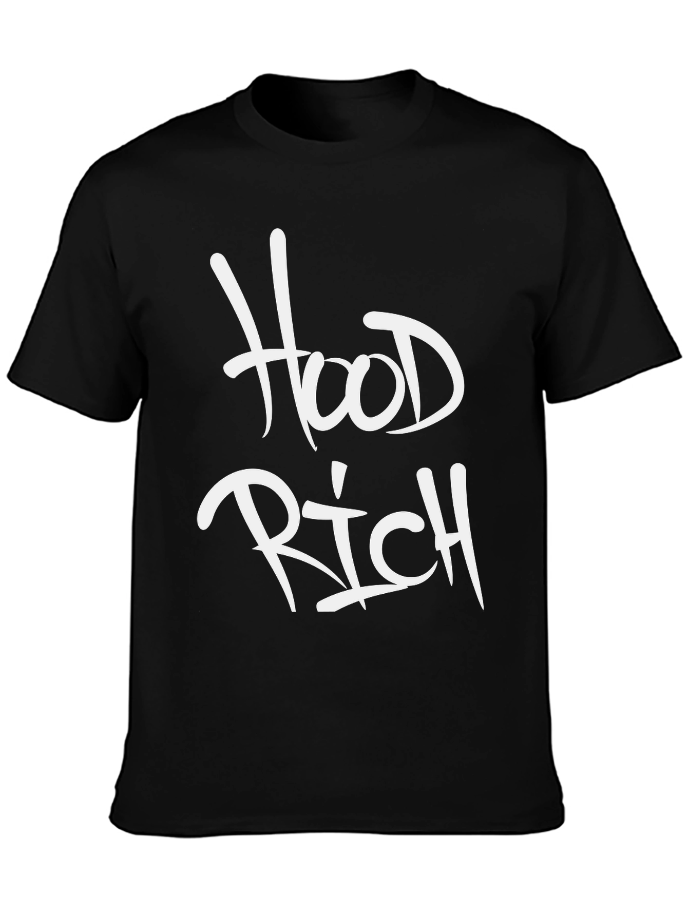 Hood Rich Graphic Tee - Casual Style