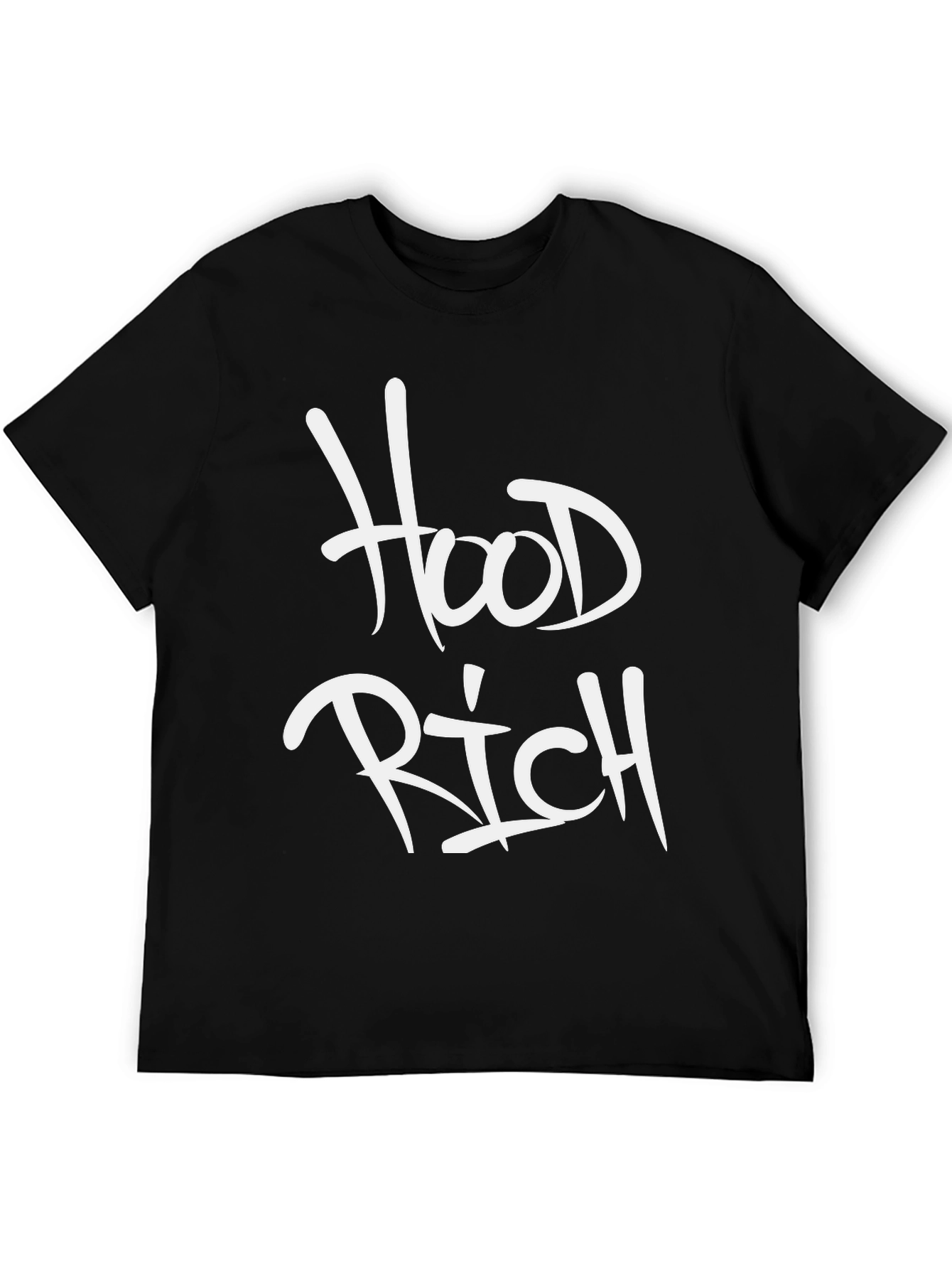 Hood Rich Graphic Tee - Casual Style