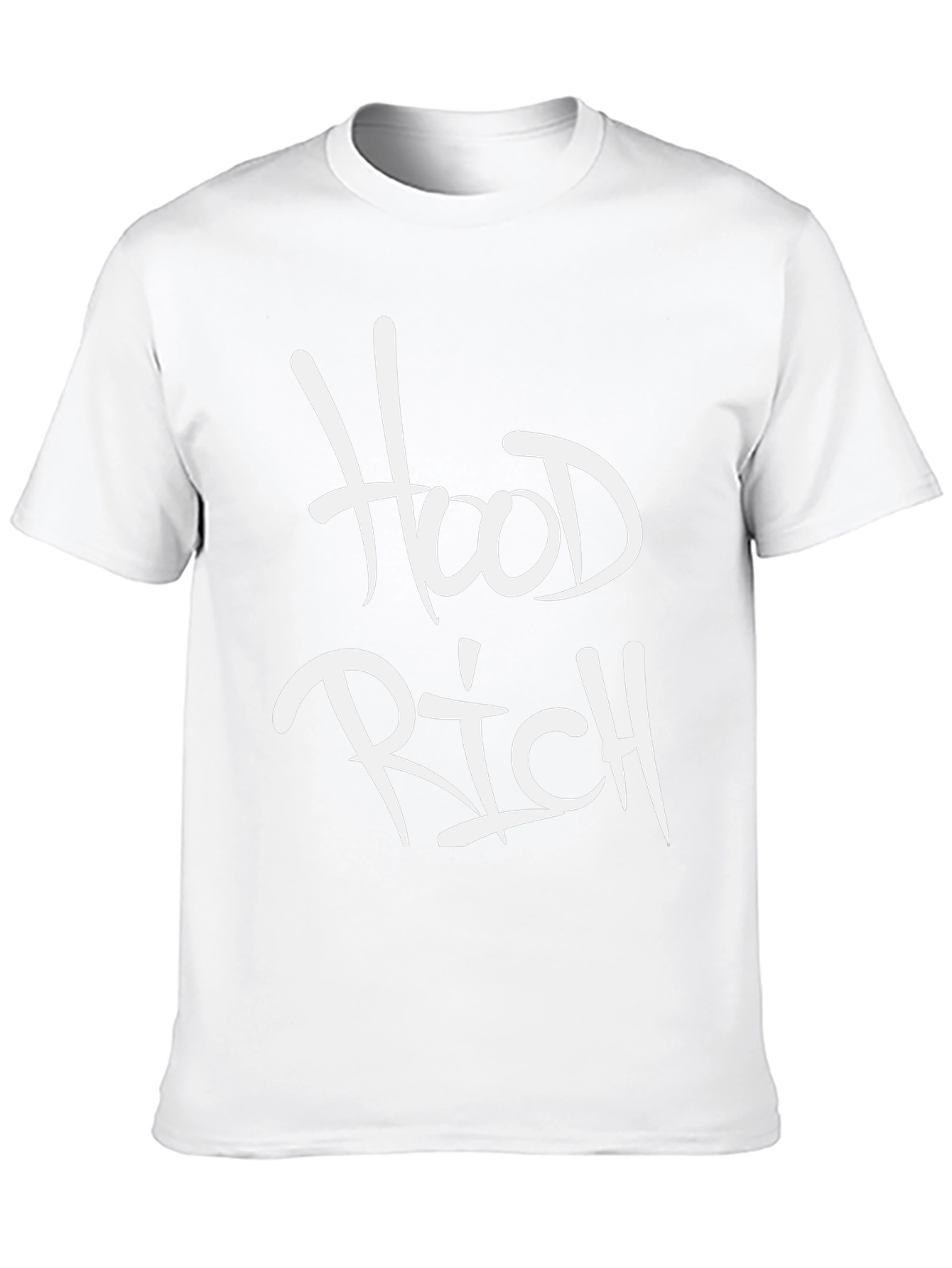 Hood Rich Graphic Tee - Casual Style