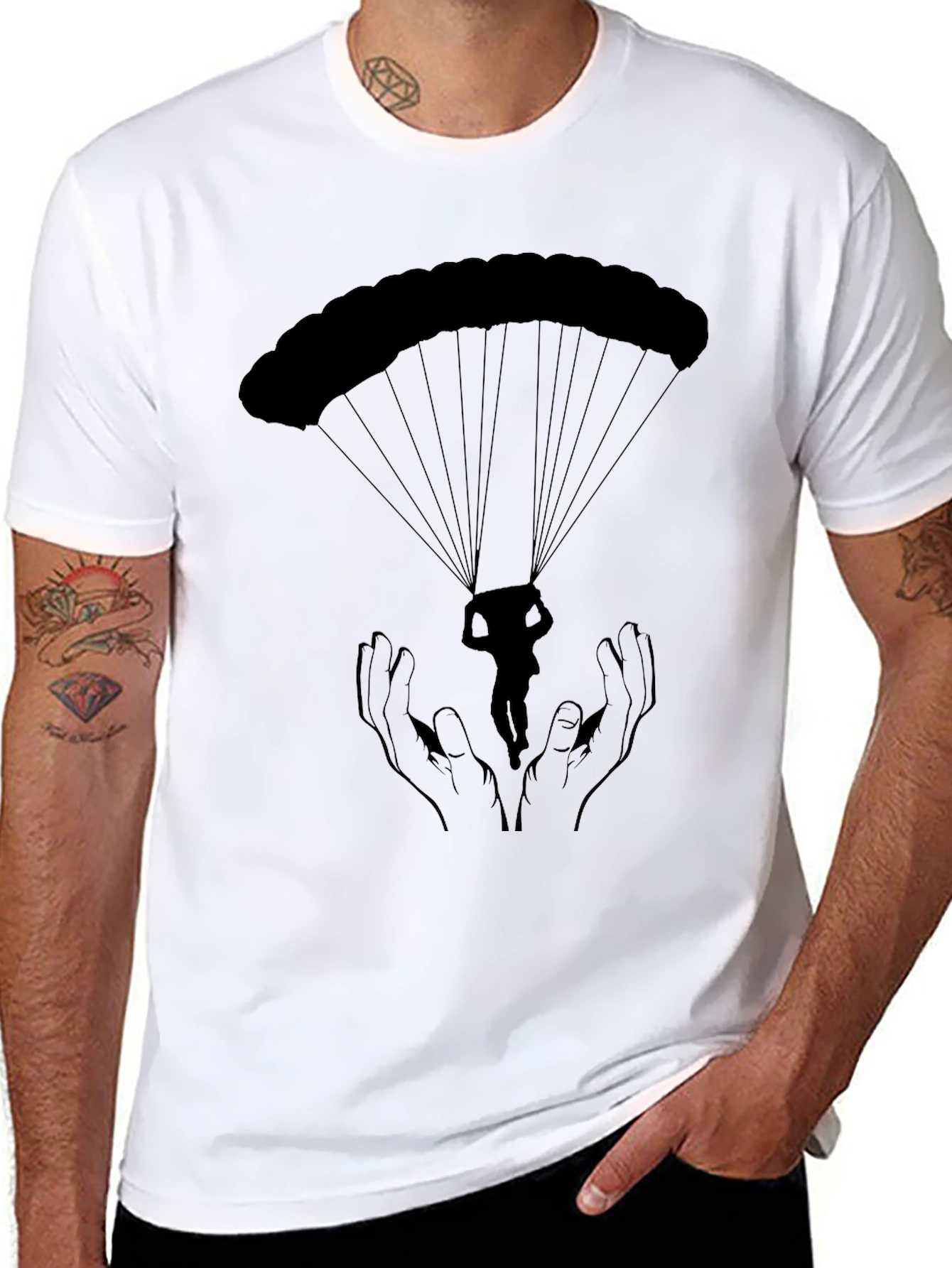 Parachute Graphic Tee - Freefall Design