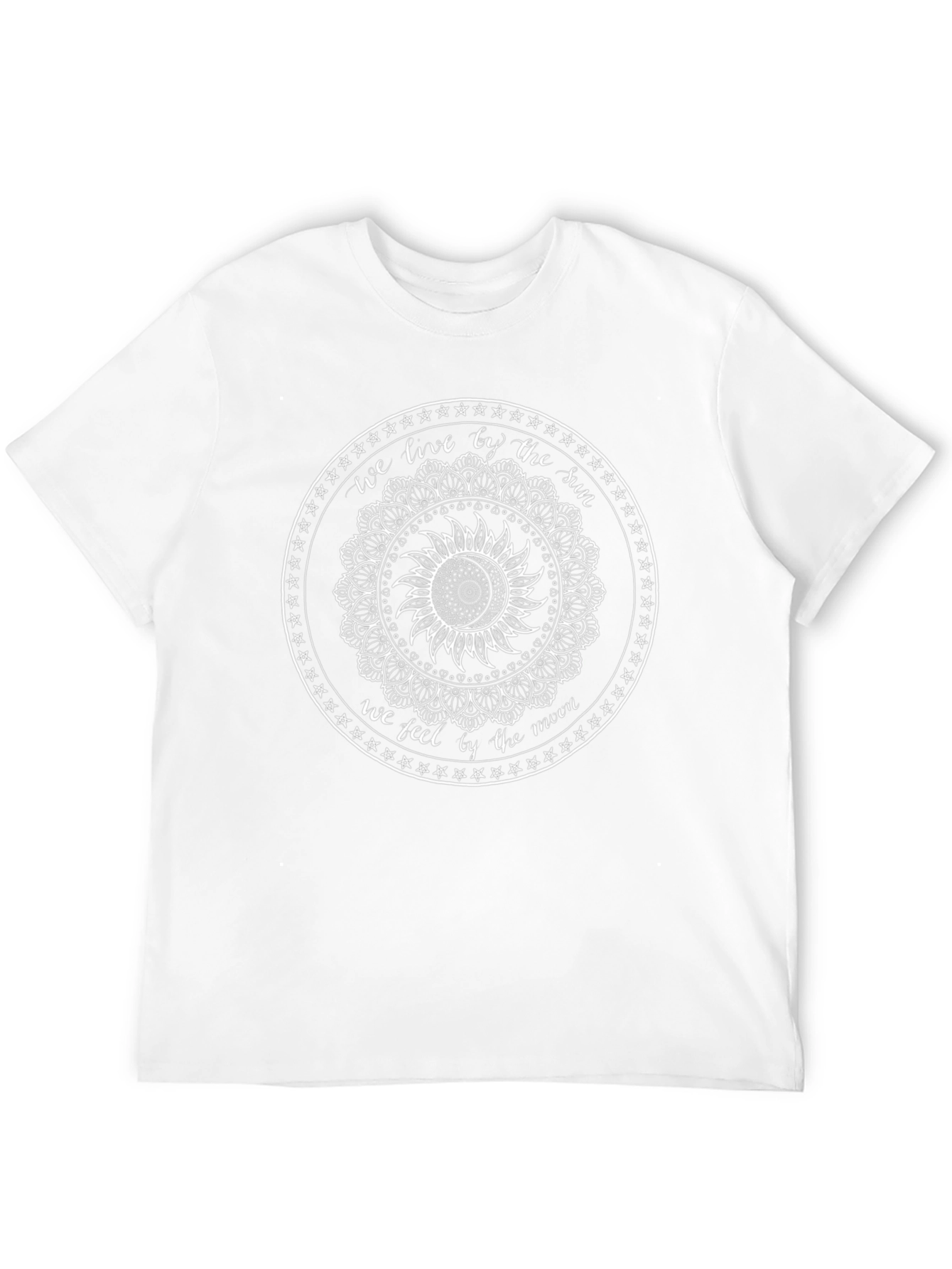 Celestial Sun & Moon Mandala T-Shirt