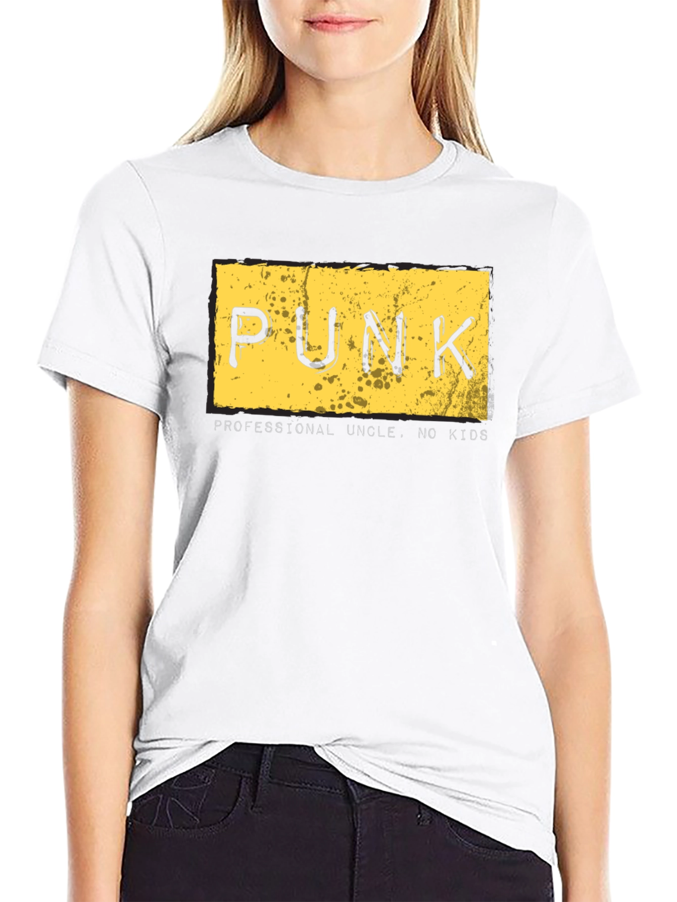 Punk Uncle Graphic Tee - Black