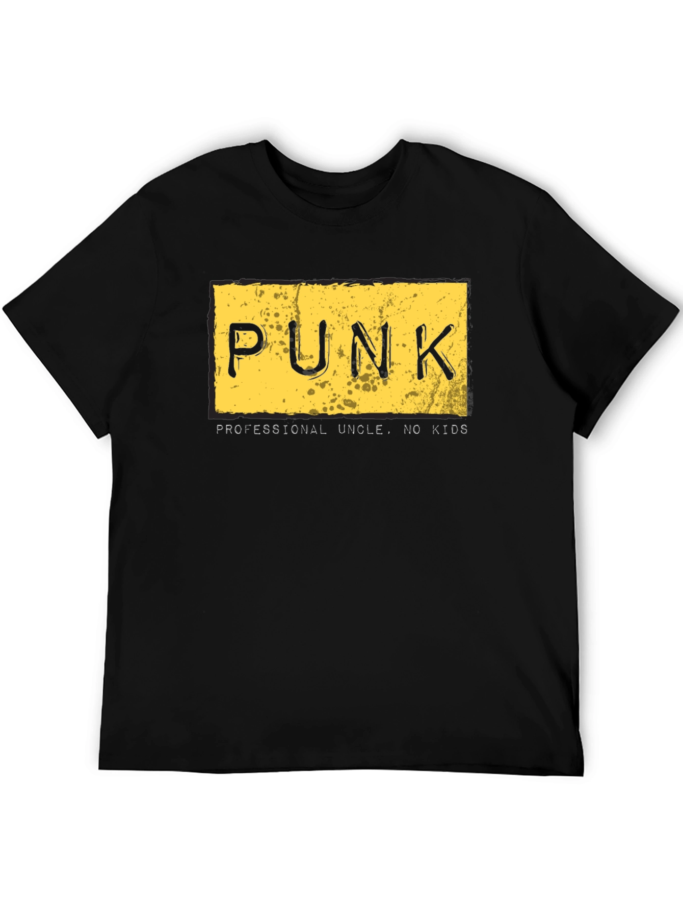 Punk Uncle Graphic Tee - Black