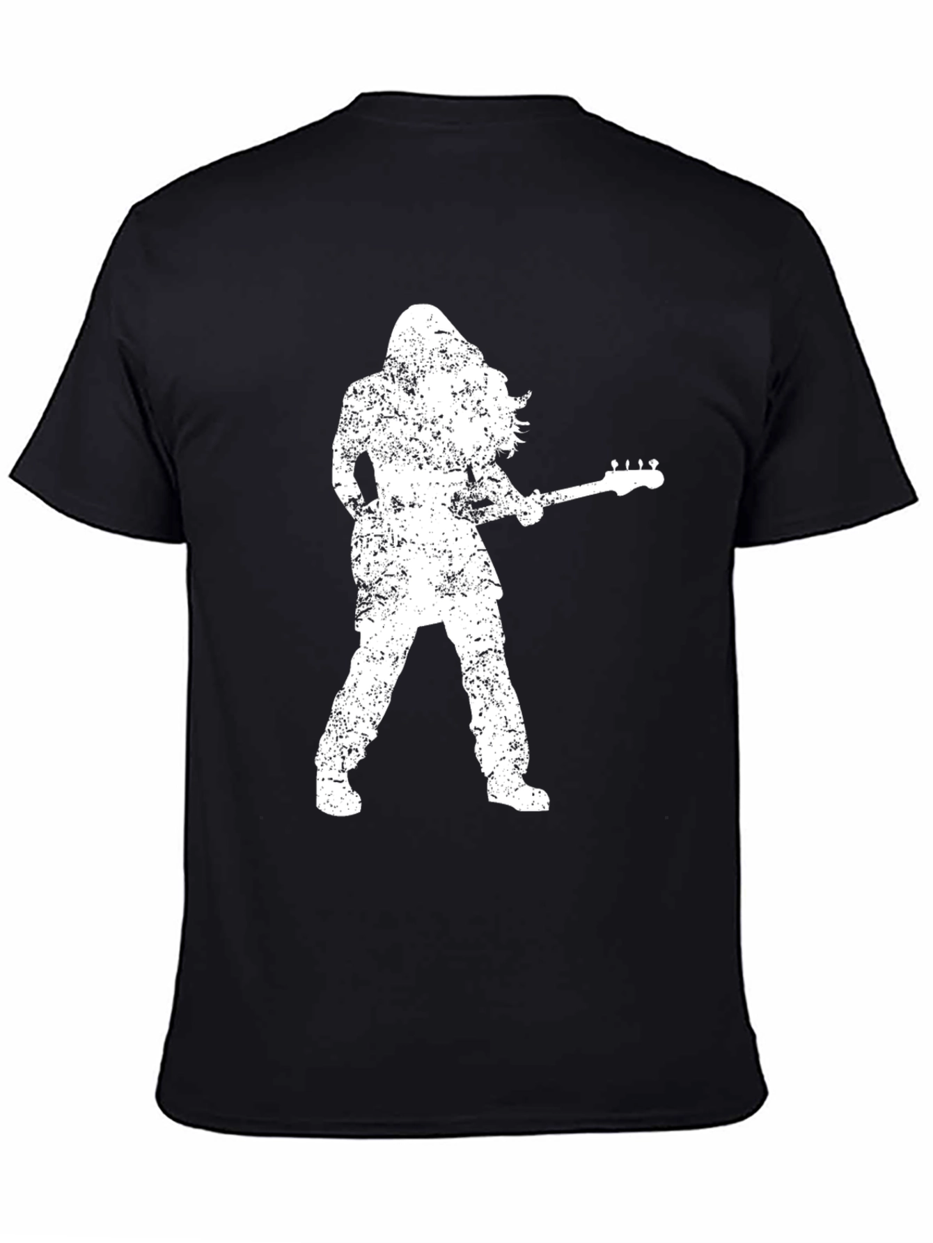 Rock n Roll Grunge Guitarist Graphic Tee