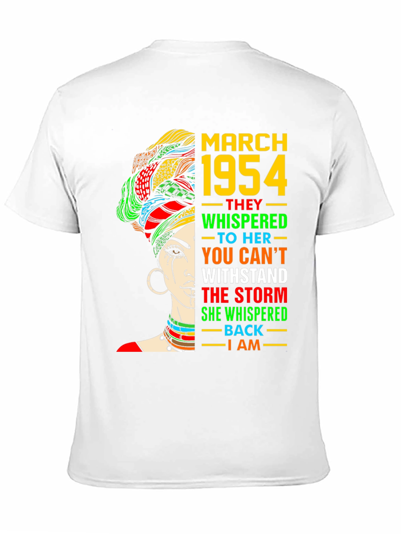 March 1954 Queen T-Shirt Melanin Black History Month