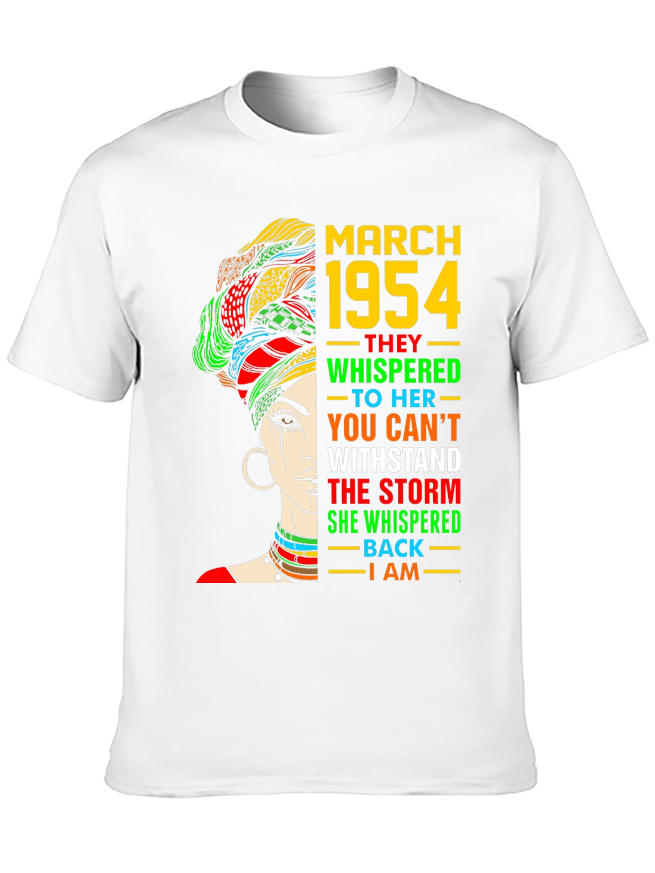 March 1954 Queen T-Shirt Melanin Black History Month