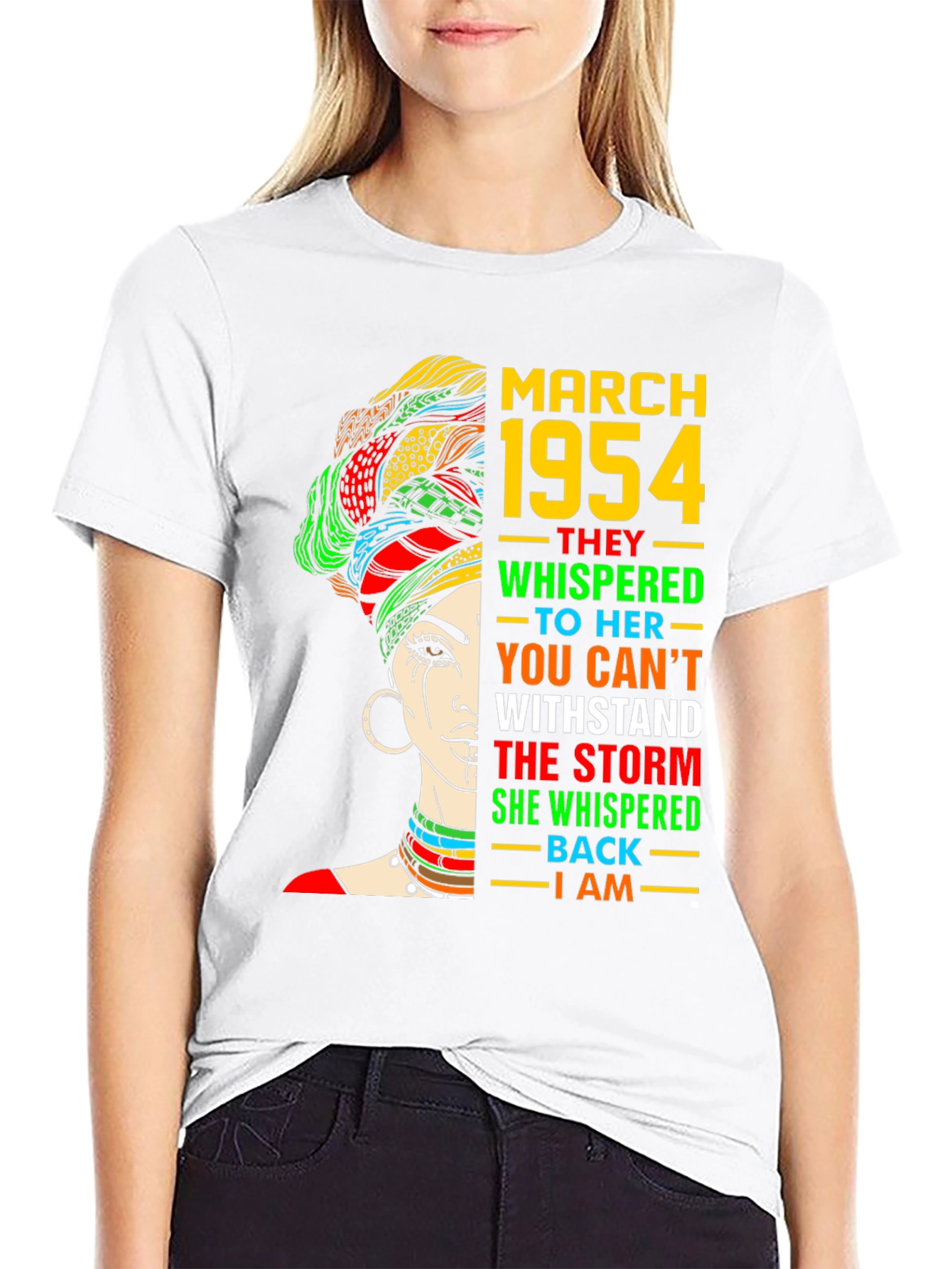 March 1954 Queen T-Shirt Melanin Black History Month