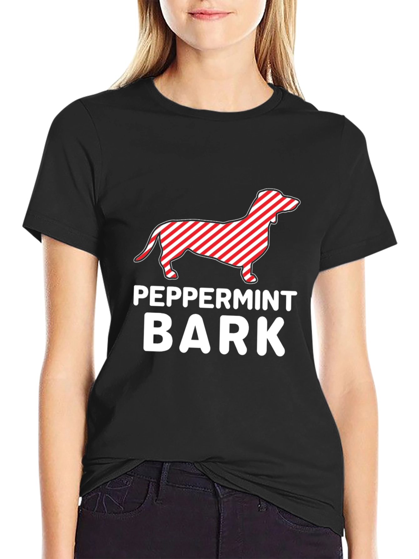 Peppermint Bark Dachshund T-Shirt