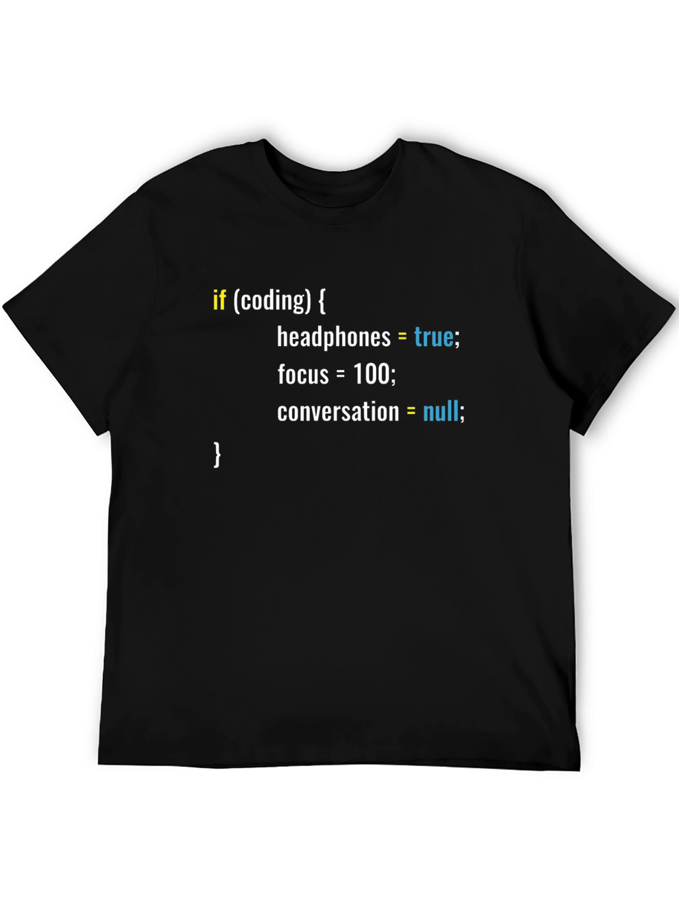 Programmer Coding T-Shirt - If Coding