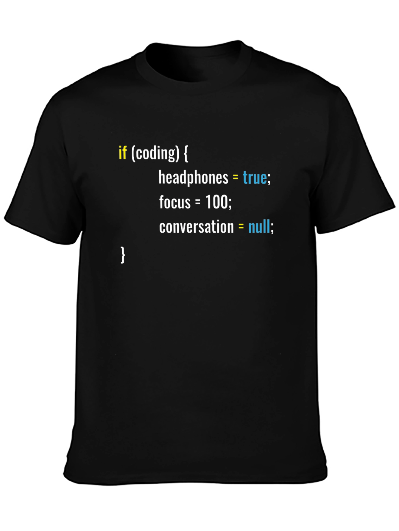 Programmer Coding T-Shirt - If Coding