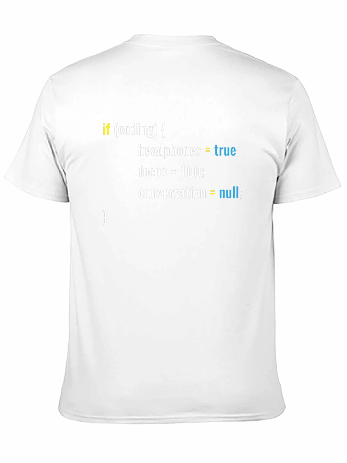 Programmer Coding T-Shirt - If Coding