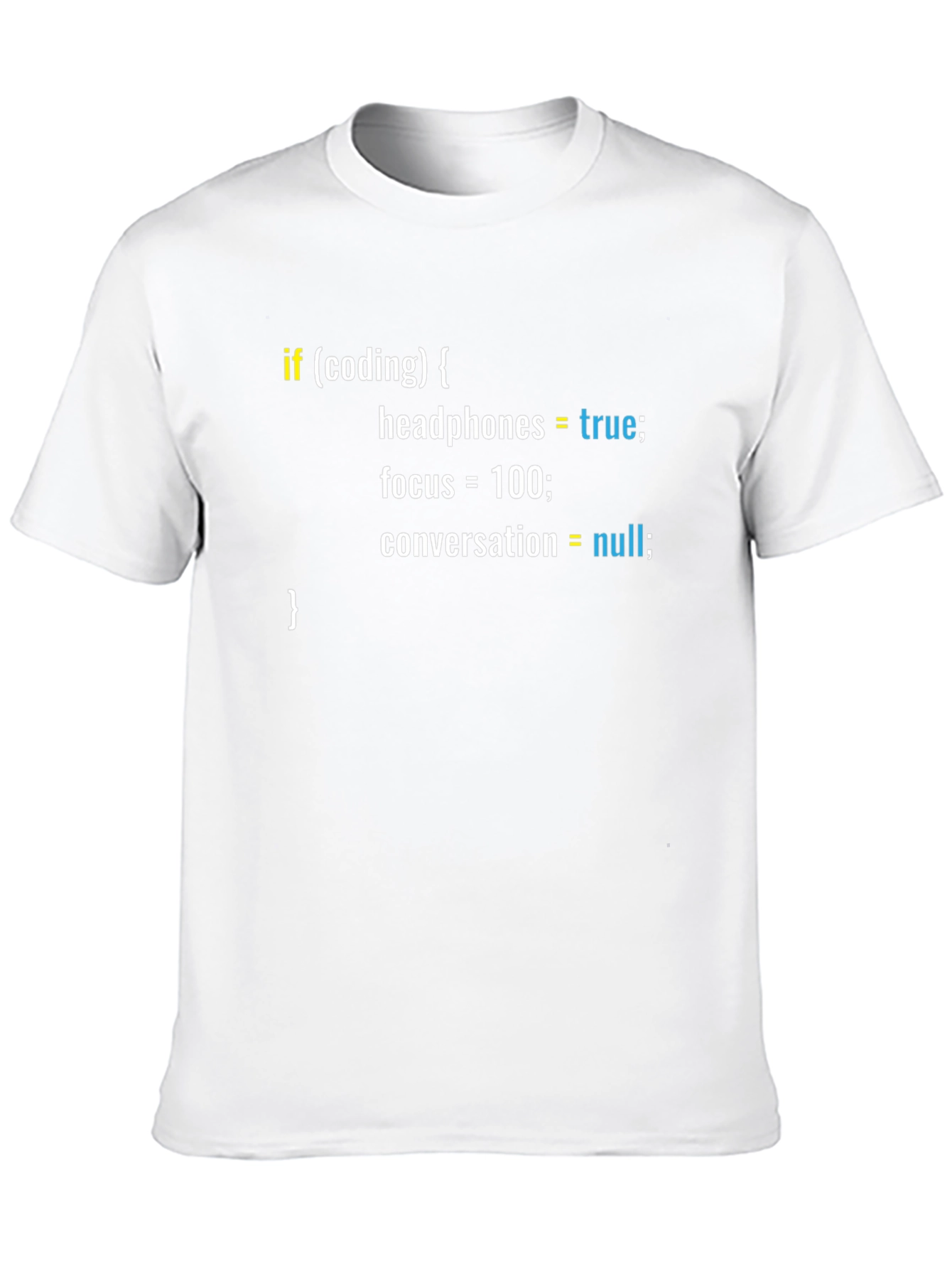 Programmer Coding T-Shirt - If Coding