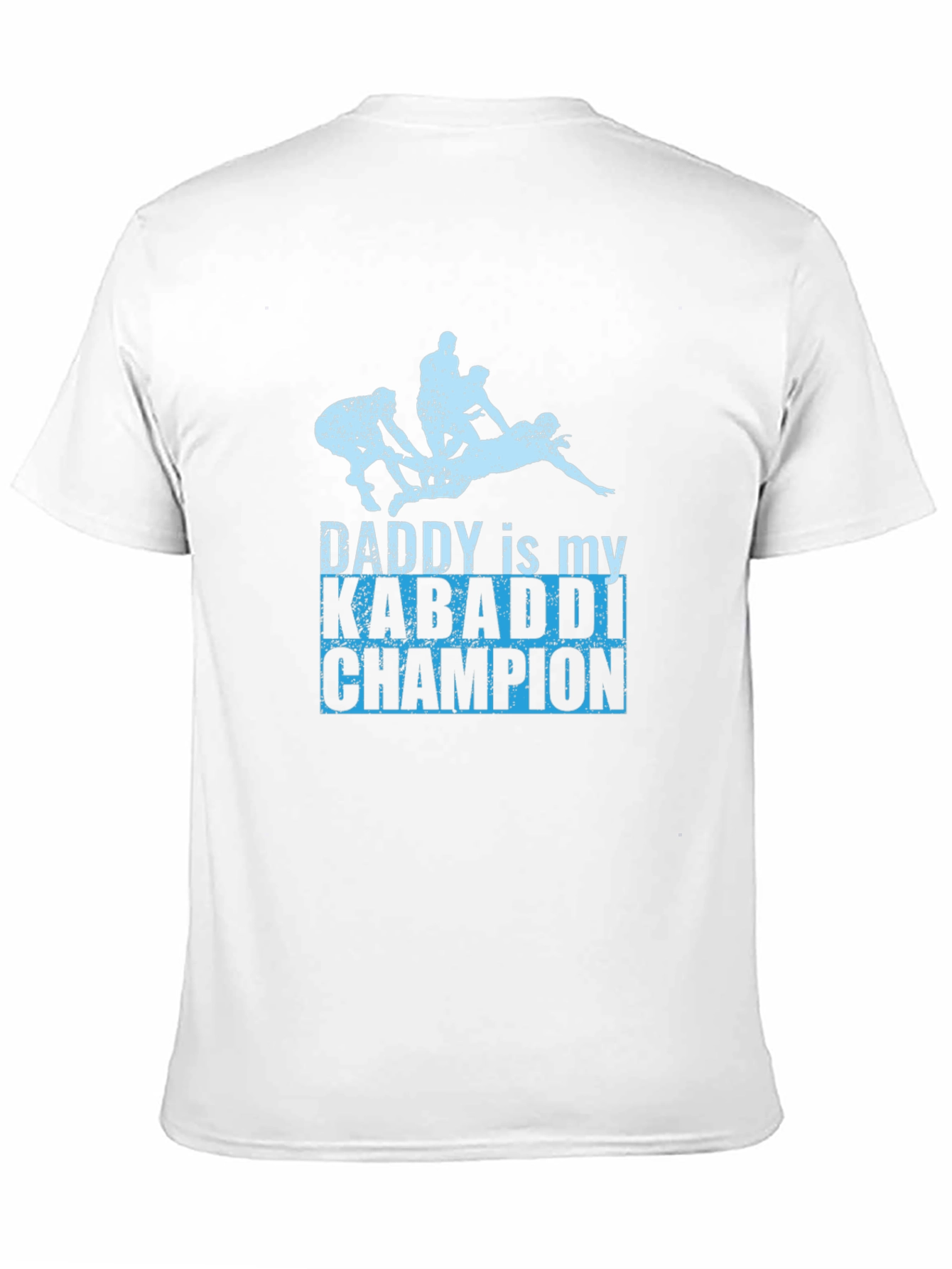 Daddy Kabaddi Champion Black T-Shirt