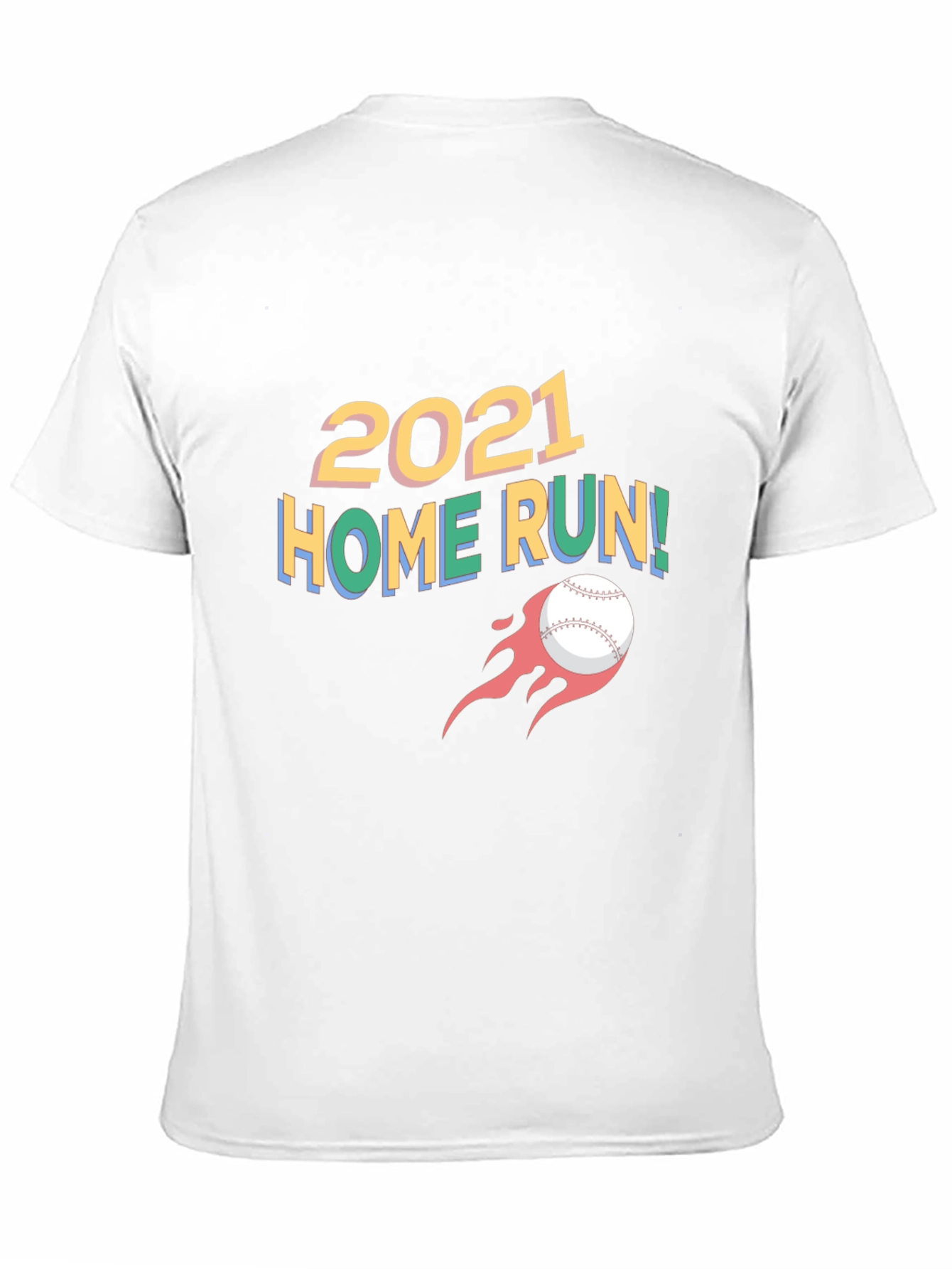 2021 Home Run T-Shirt Baseball Lovers Tee