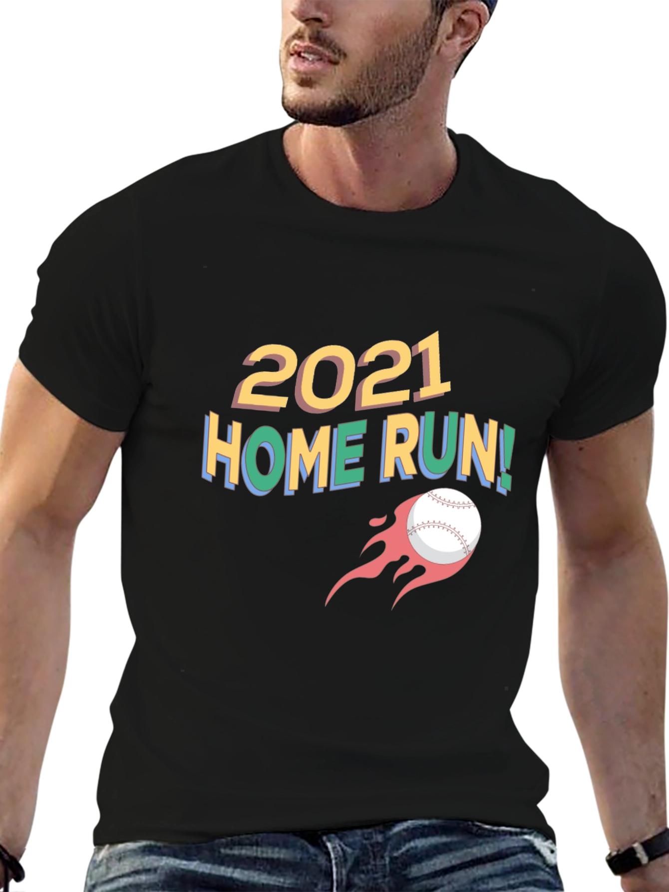 2021 Home Run T-Shirt Baseball Lovers Tee