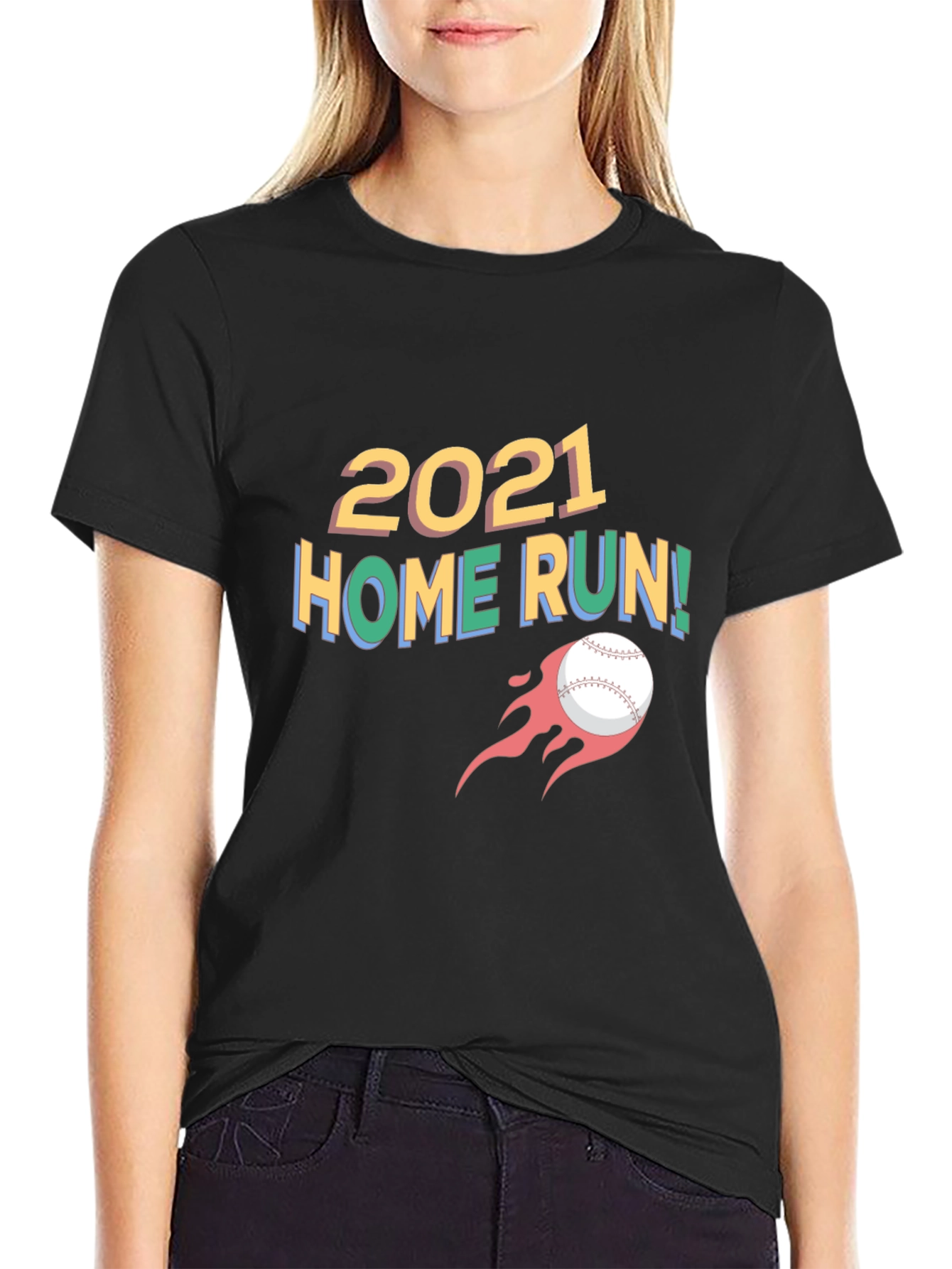 2021 Home Run T-Shirt Baseball Lovers Tee