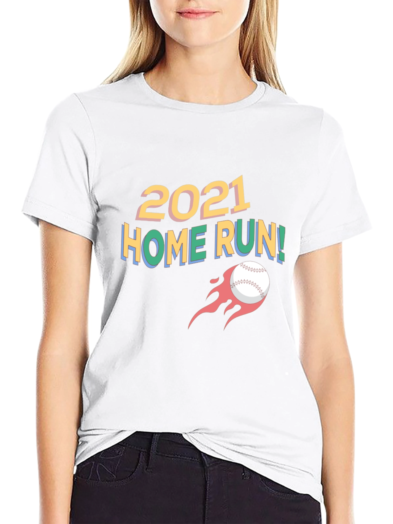 2021 Home Run T-Shirt Baseball Lovers Tee