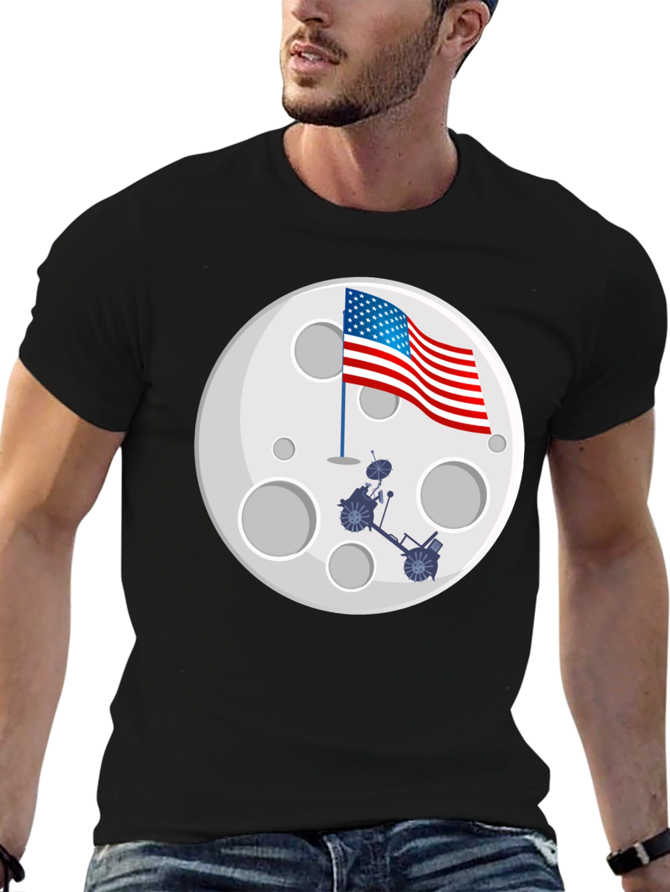 Moon Landing Graphic T-Shirt