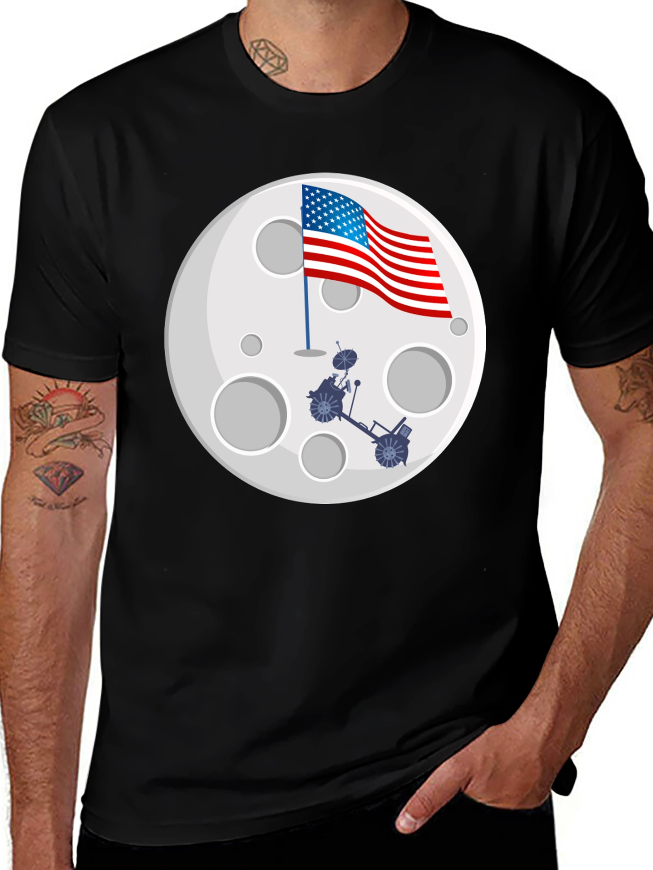 Moon Landing Graphic T-Shirt
