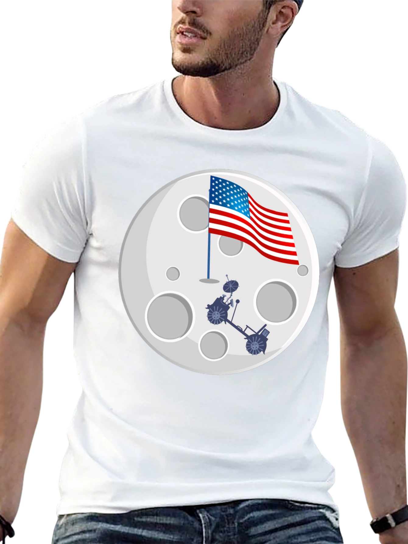Moon Landing Graphic T-Shirt