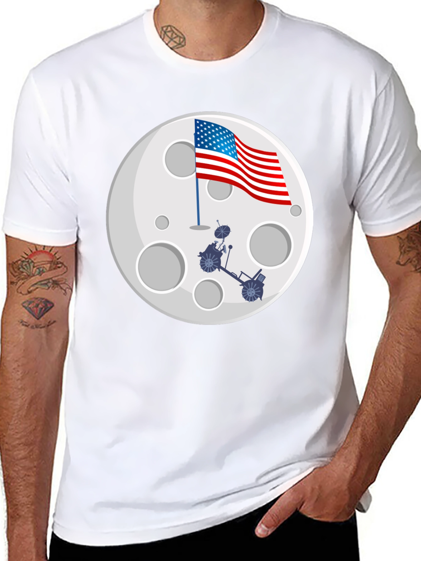 Moon Landing Graphic T-Shirt
