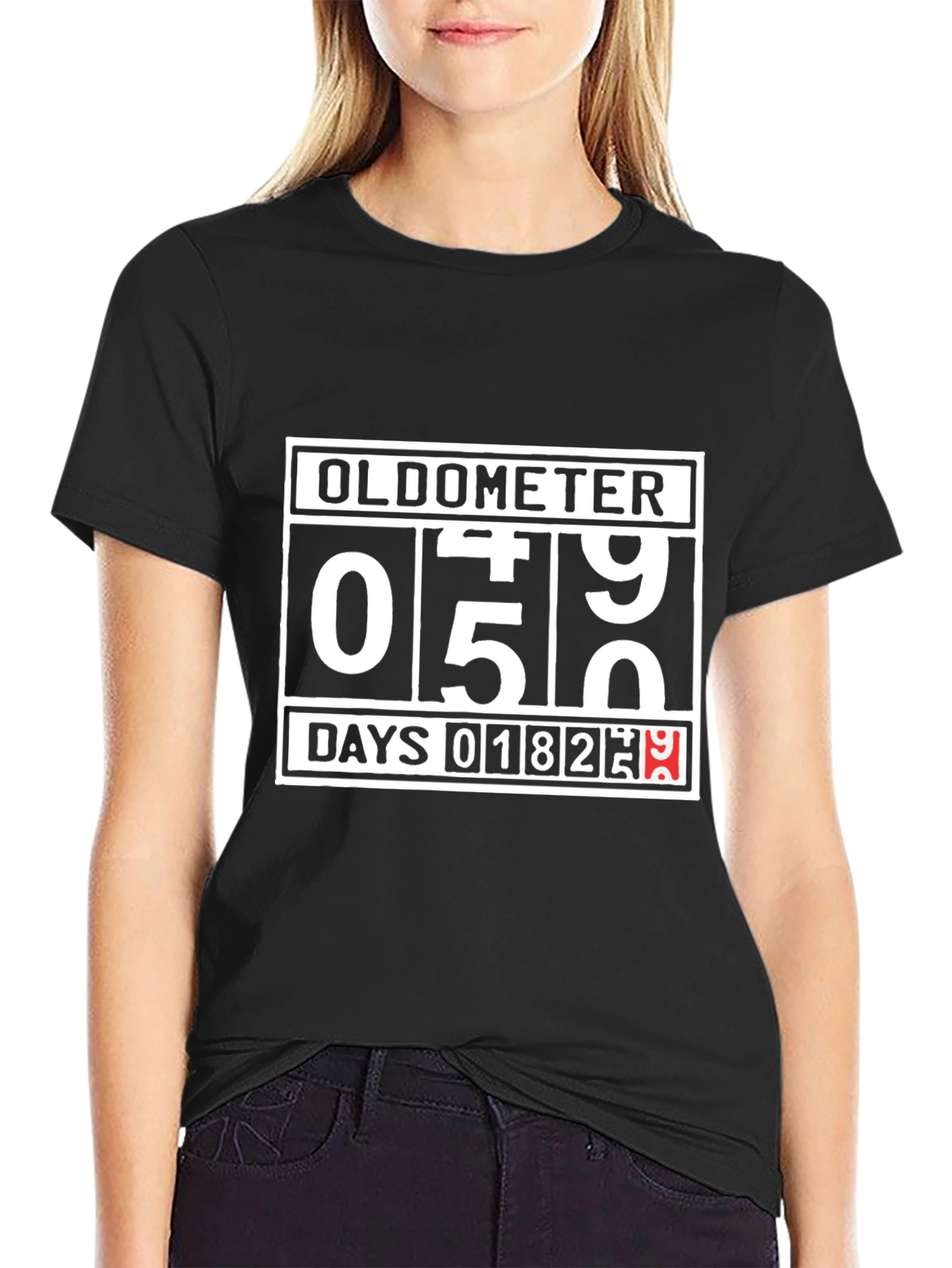 Oldometer Birthday T-Shirt - Funny Age Counter Tee