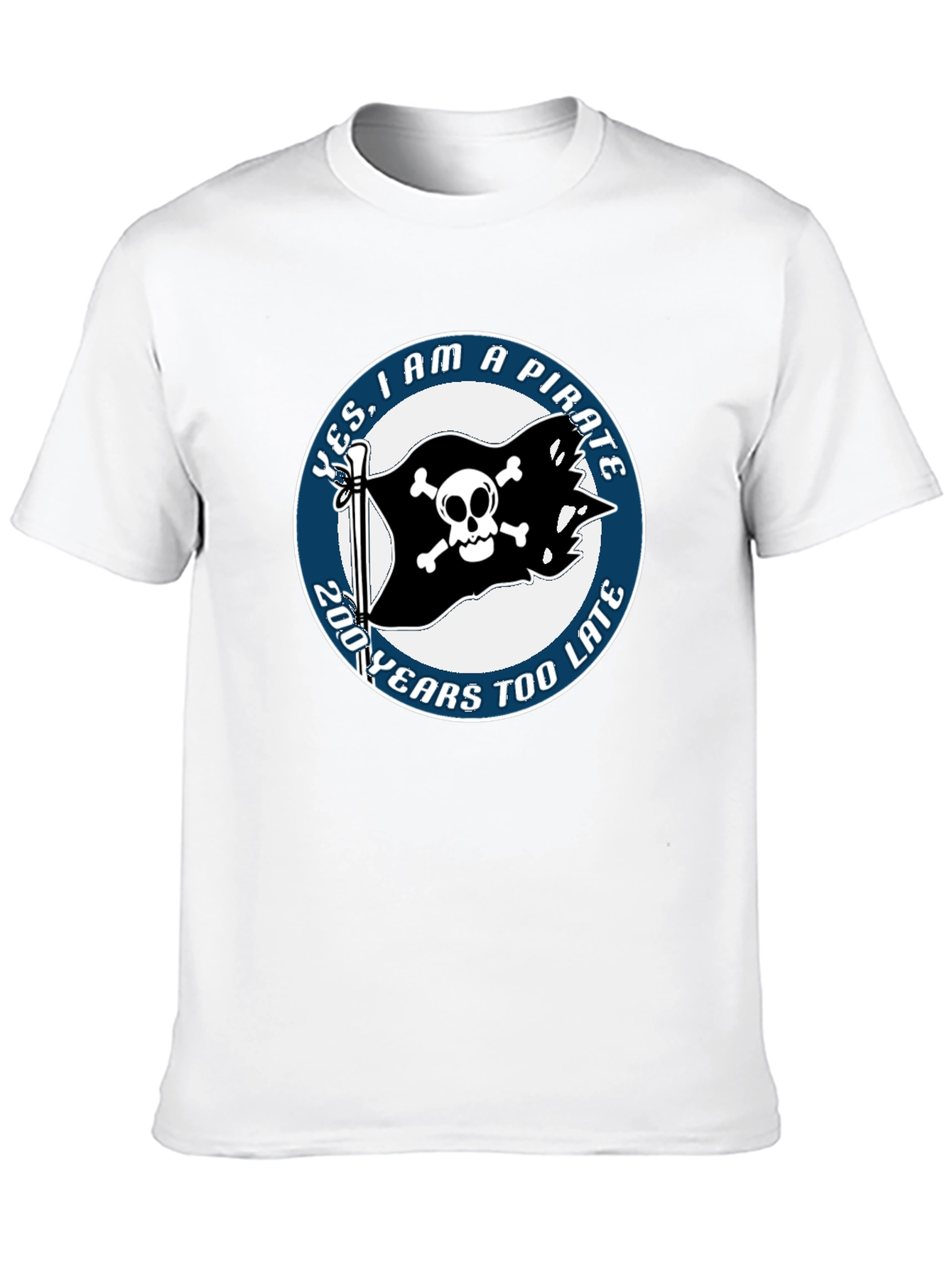 Pirate T-Shirt - Funny Skull and Crossbones Tee
