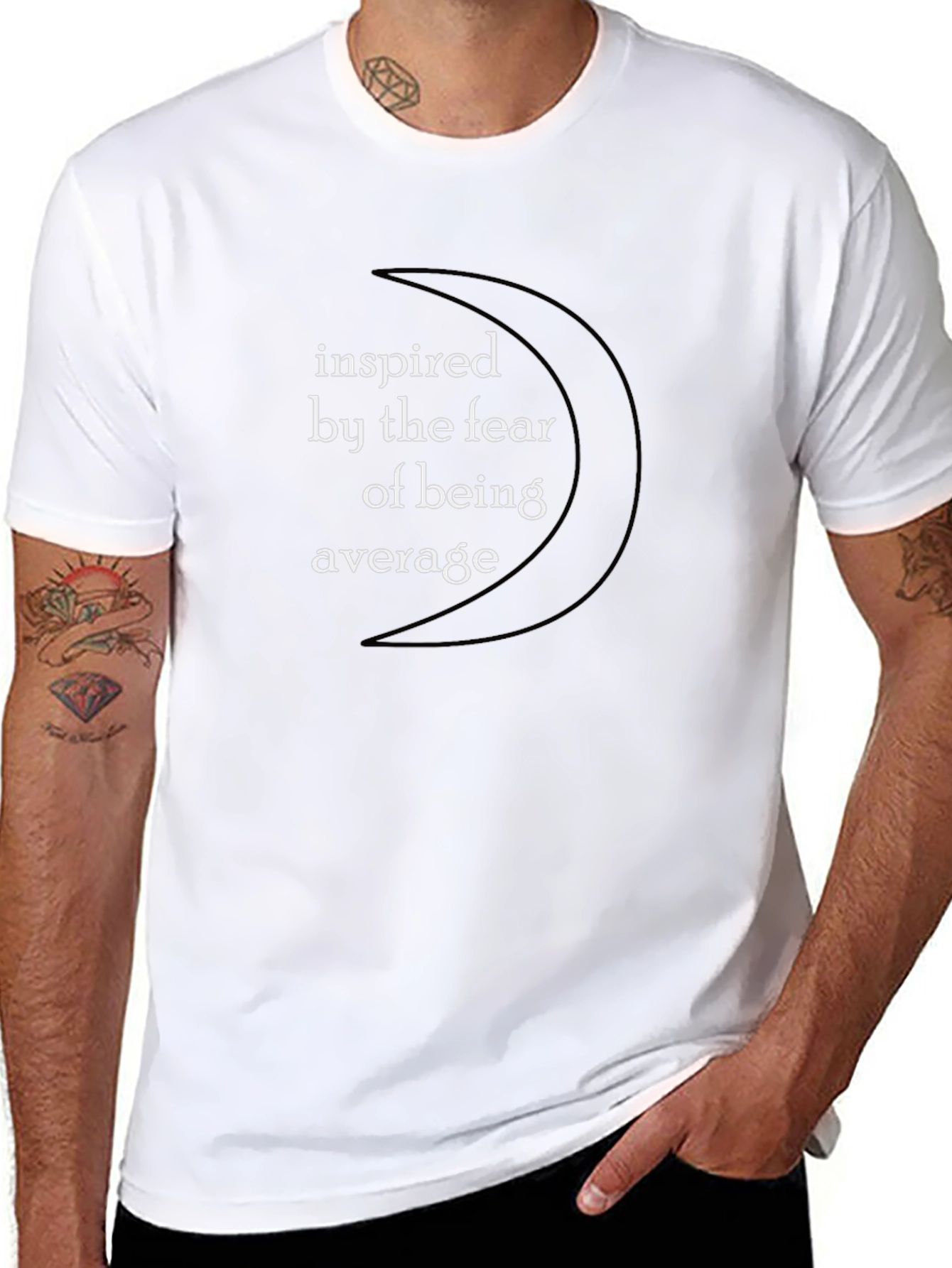 Fear Inspired Graphic Tee - Mens Black T-Shirt