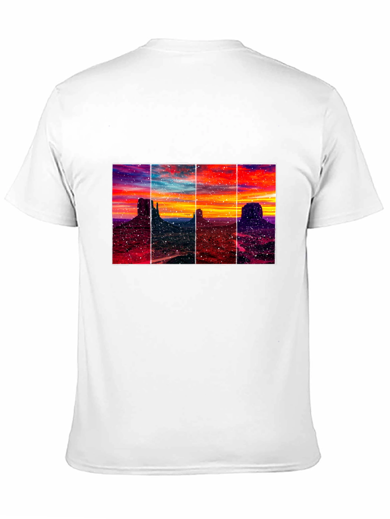 Monument Valley Sunset T-Shirt - Artistic Graphic Tee