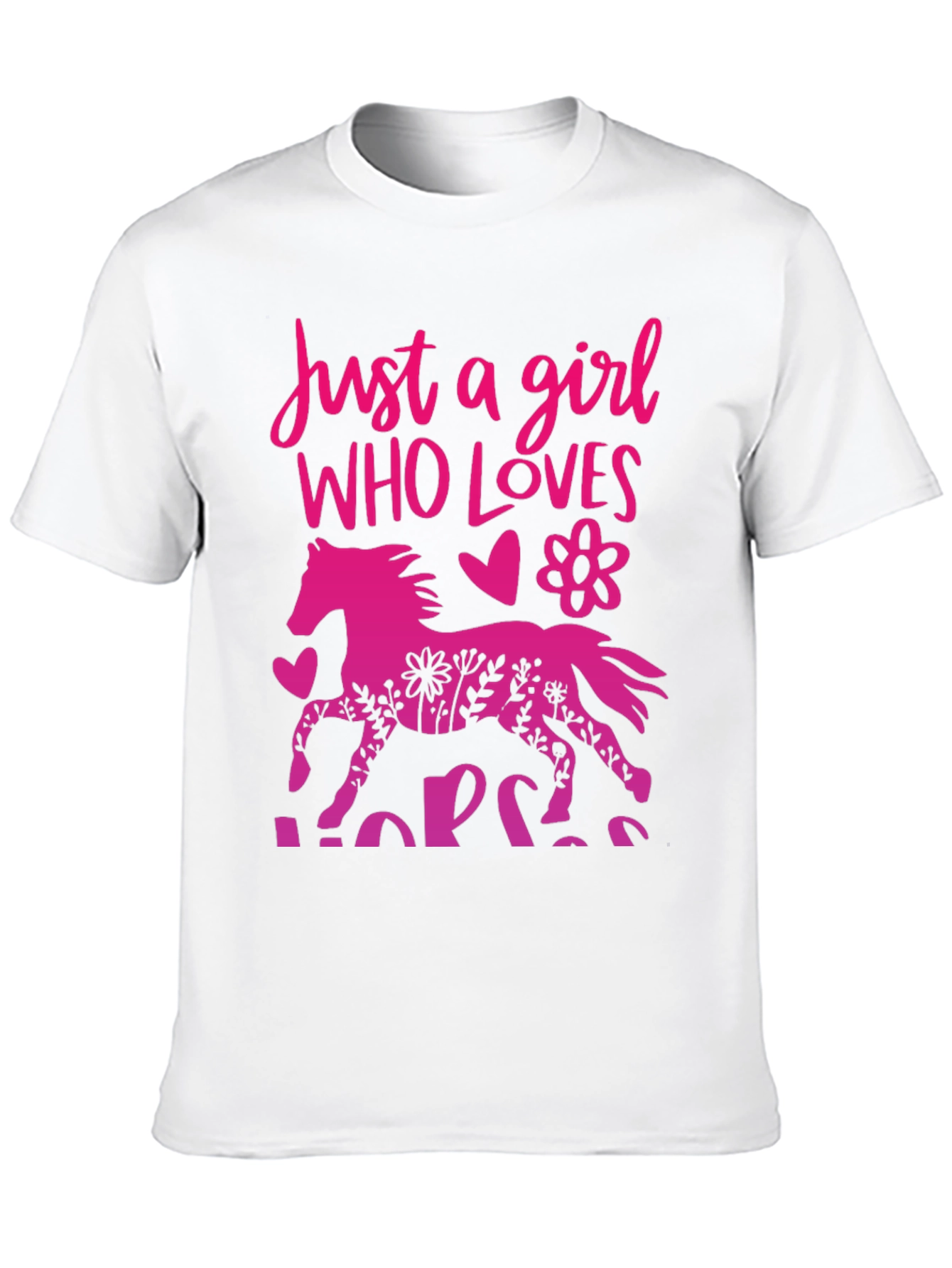 Just A Girl Who Loves Horses Tee