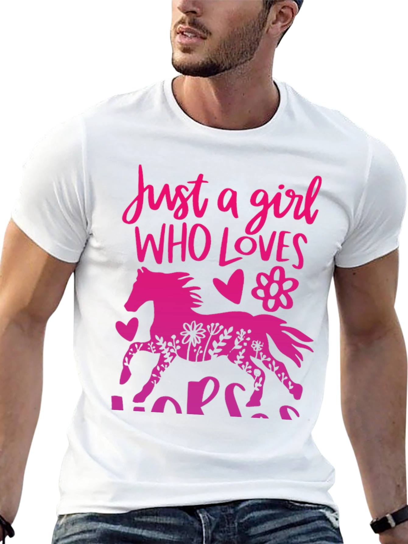 Just A Girl Who Loves Horses Tee