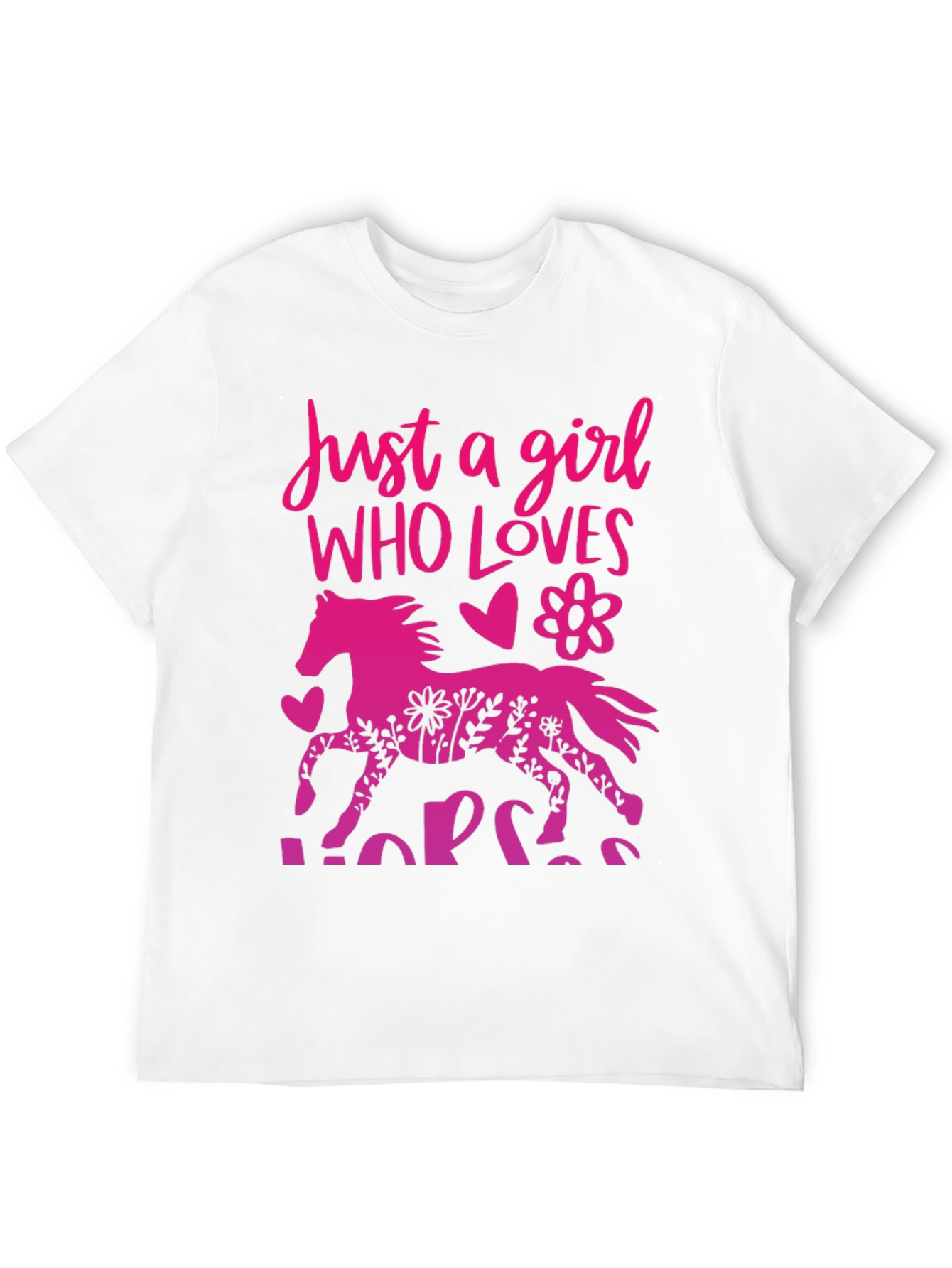 Just A Girl Who Loves Horses Tee