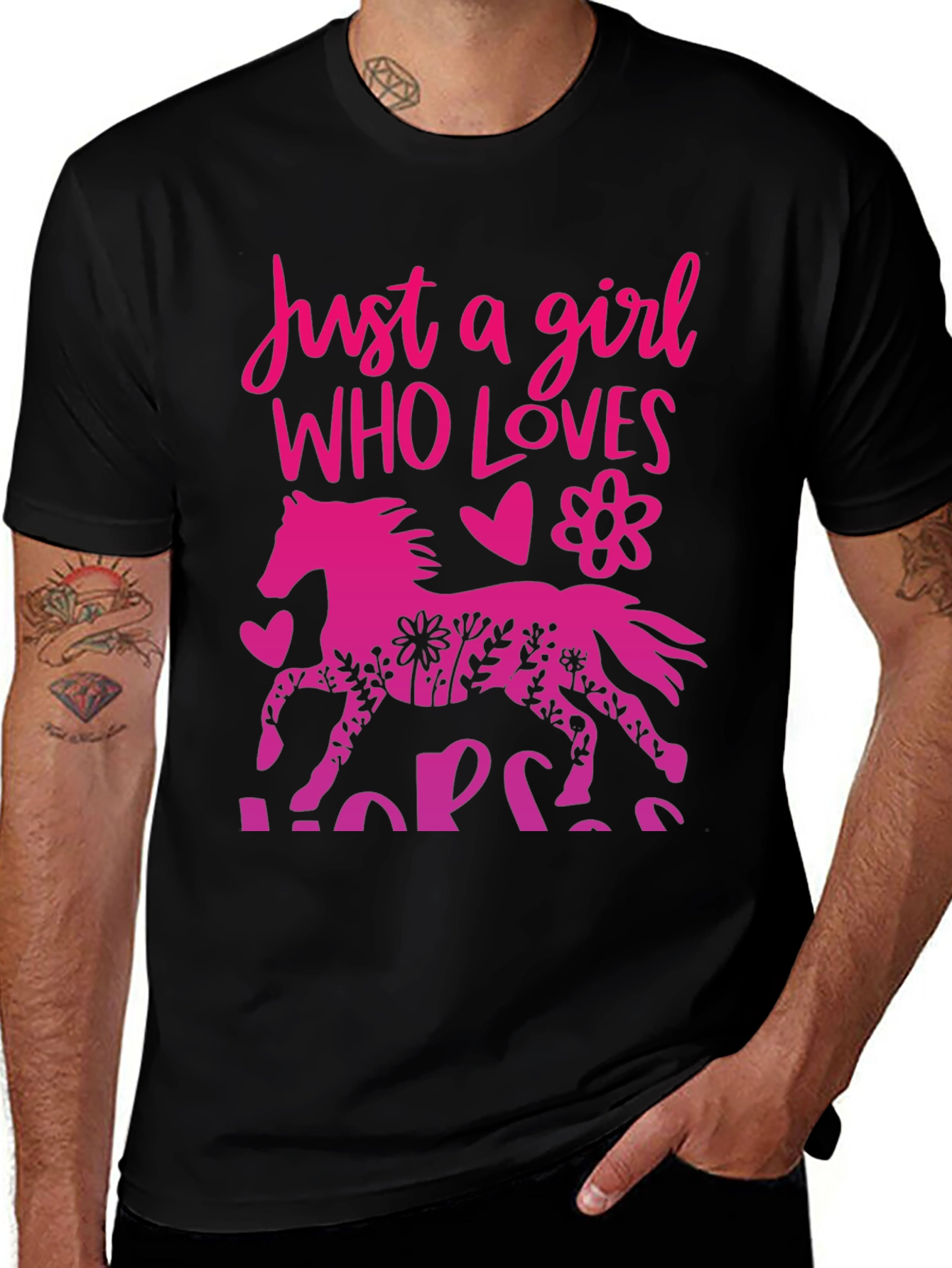 Just A Girl Who Loves Horses Tee