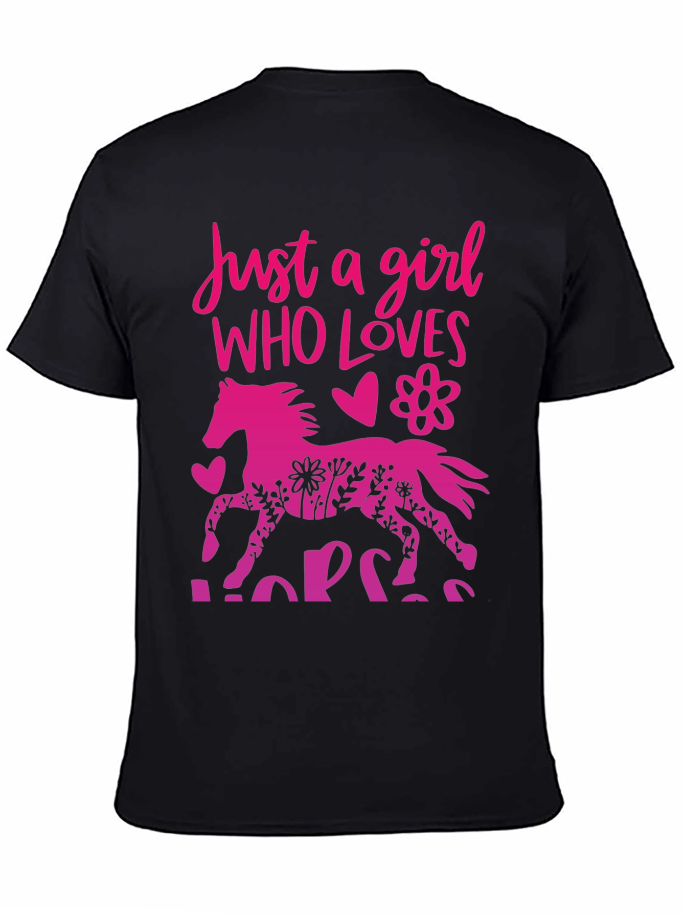 Just A Girl Who Loves Horses Tee