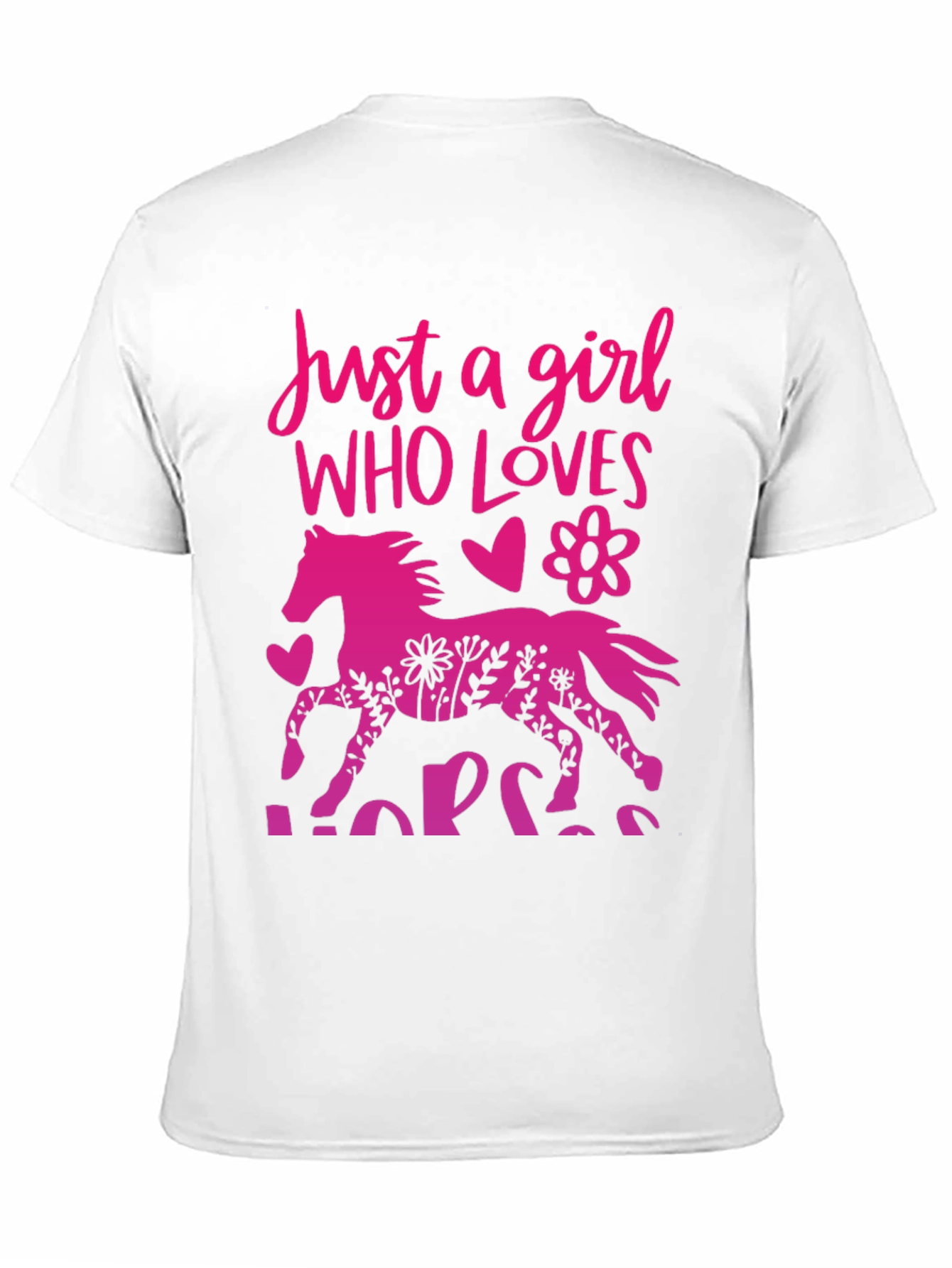 Just A Girl Who Loves Horses Tee