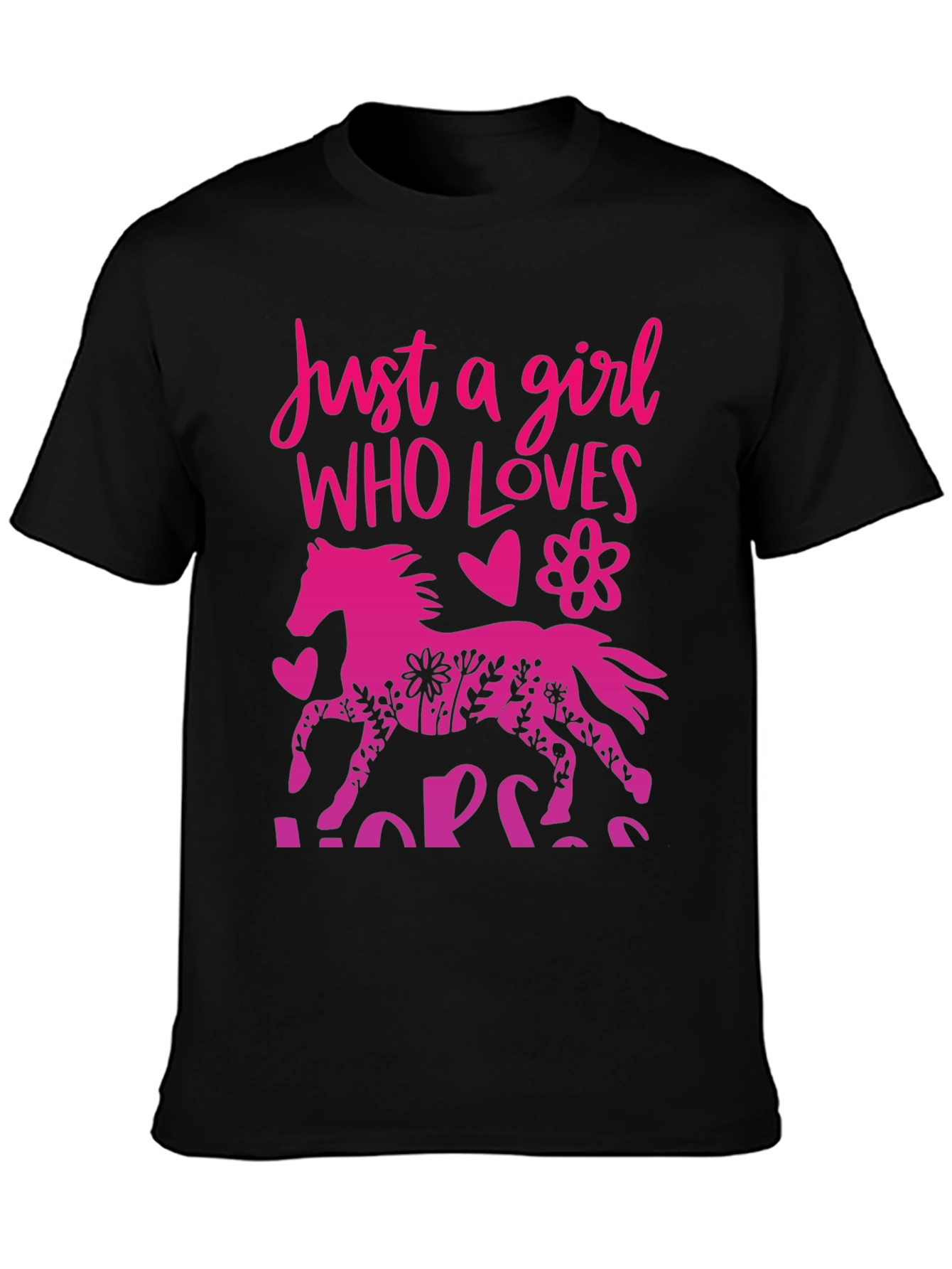 Just A Girl Who Loves Horses Tee