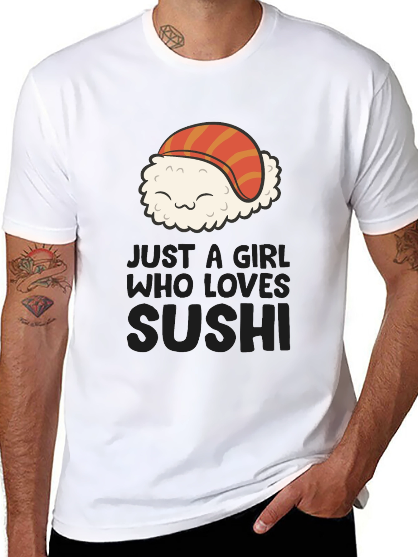 Sushi Lover T-Shirt - Cute Nigiri Design