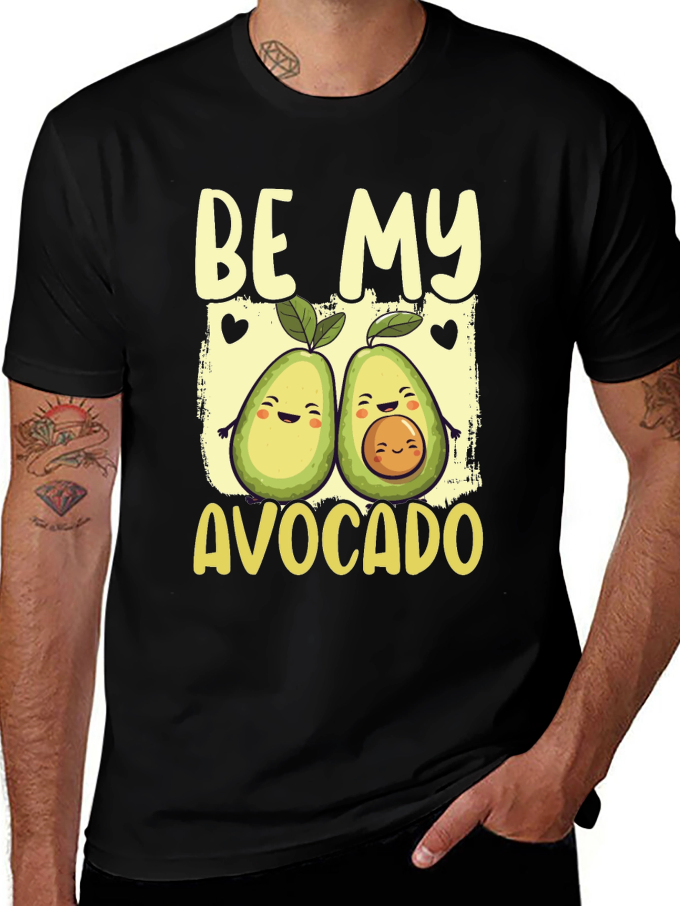 Be My Avocado Graphic Tee - Cute Couple Shirt