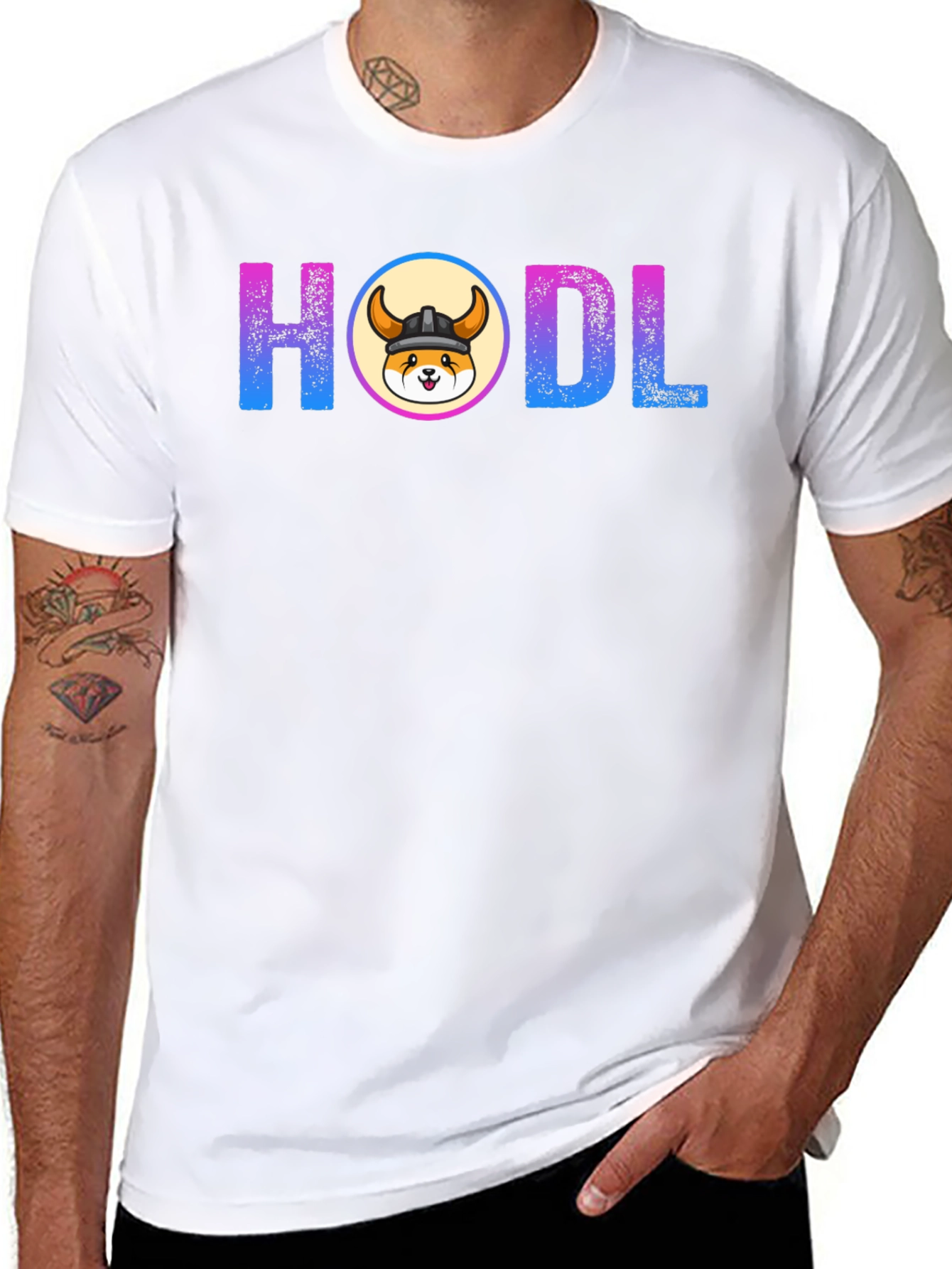 HODL Viking Dog Crypto T-Shirt