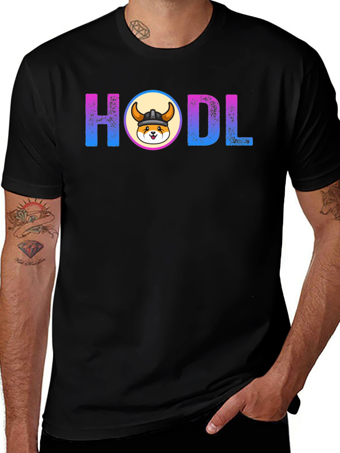 HODL Viking Dog Crypto T-Shirt
