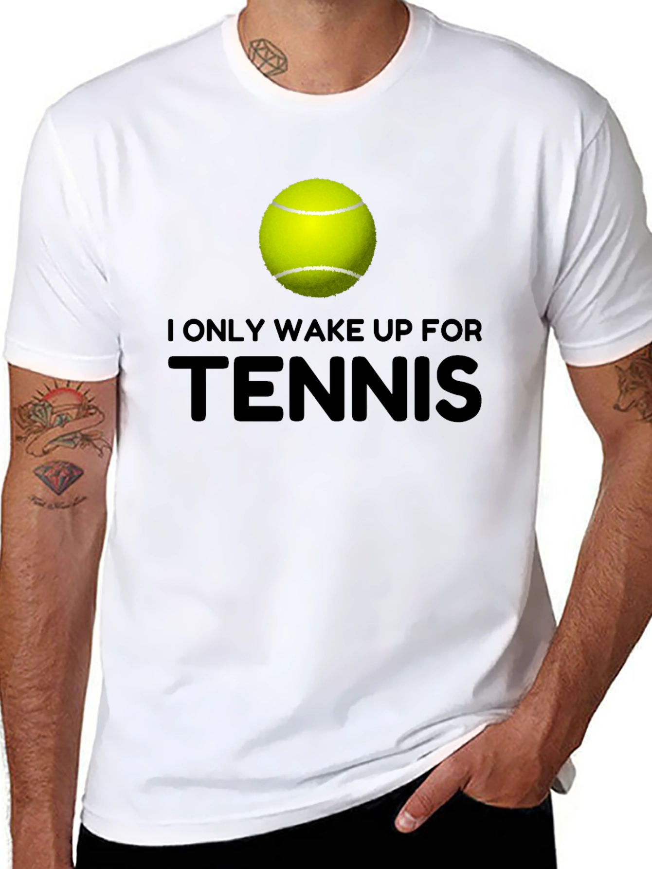 Tennis Enthusiast Graphic T-Shirt