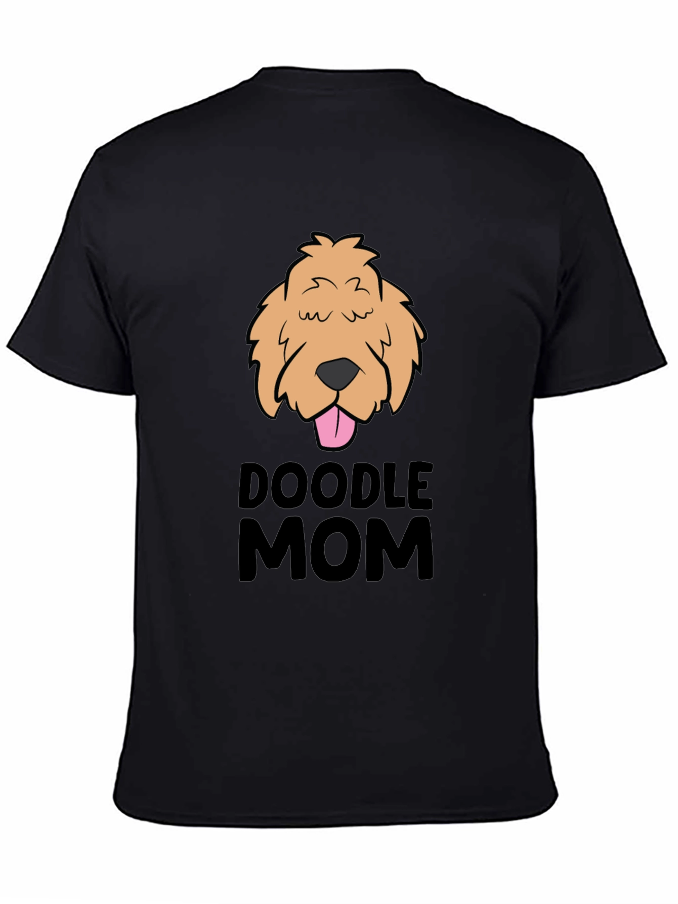 Doodle Mom Graphic Tee - Black