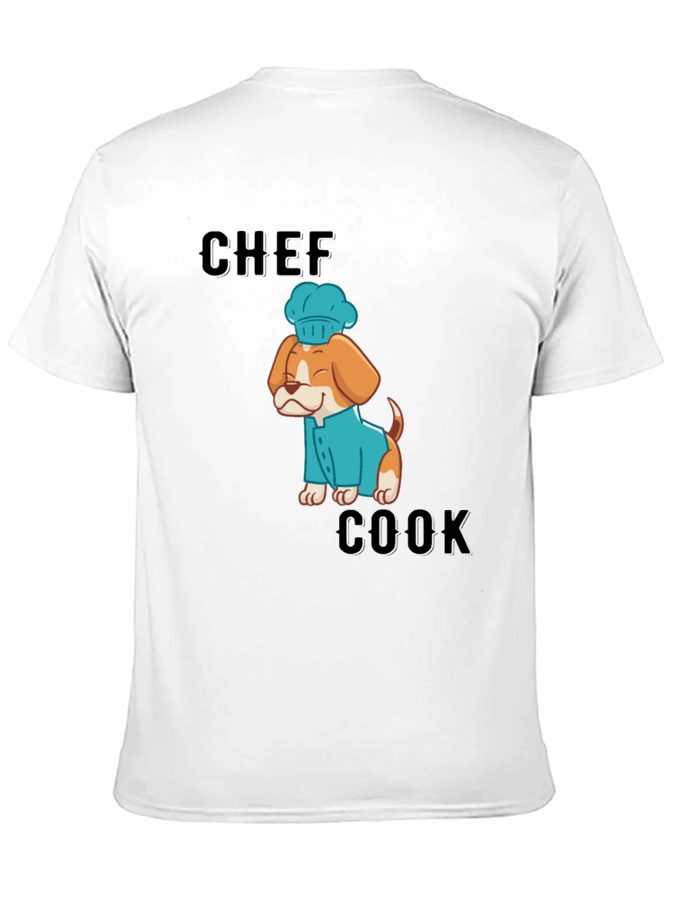 Chef Cook Dog T-Shirt: Cute Culinary Canine Tee